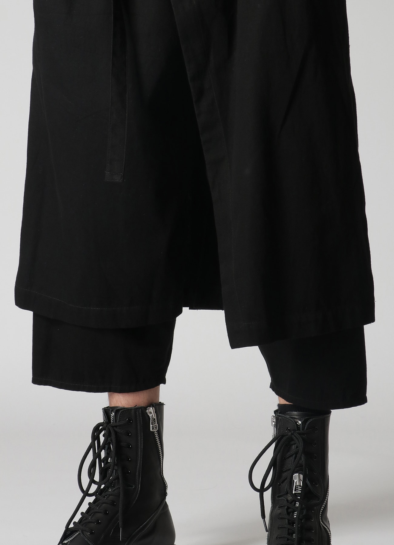 WILDSIDE × MINEDENIM F.Black Denim Wrap Pants_13