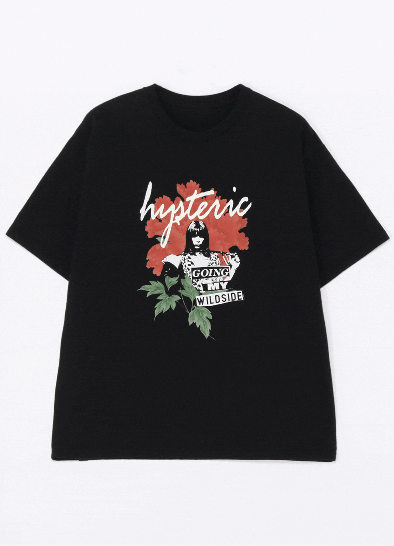 WILDSIDE × HYSTERIC GLAMOUR Peony Punk T-shirt