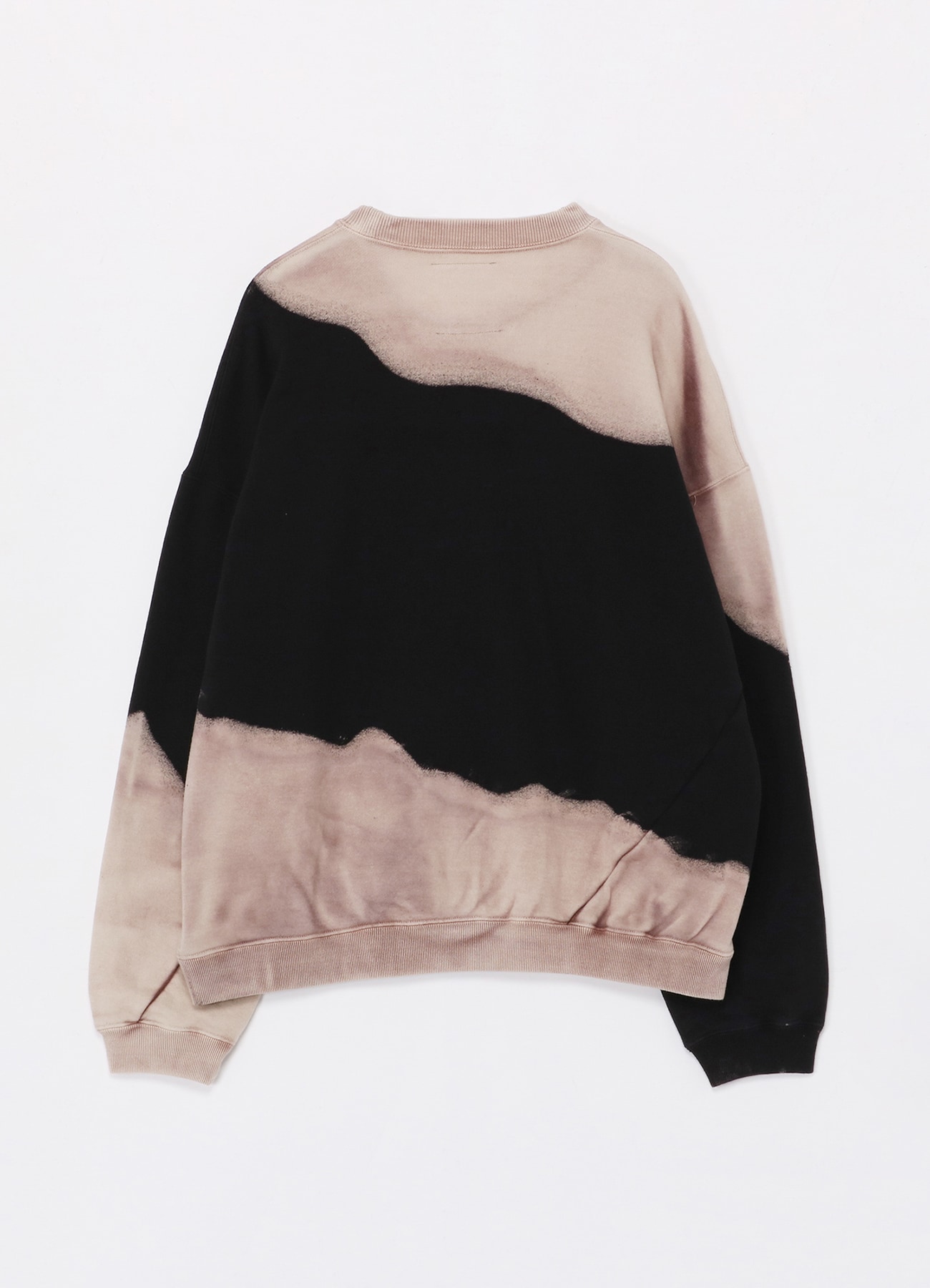 WILDSIDE × NOMA t.d. Hand Dye Twist Sweat Shirt(S BLACK