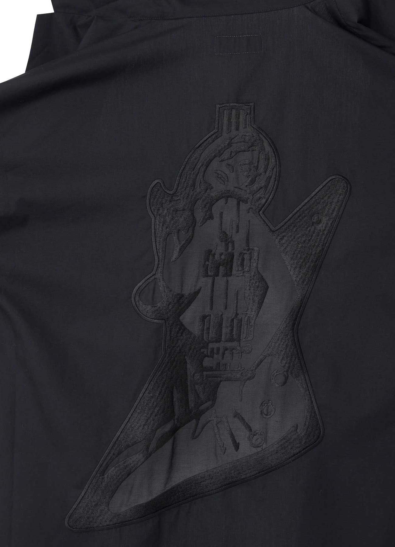 【6/6 12:00 release】GUITAR GIRL Embroidered Oversized Shirt_4