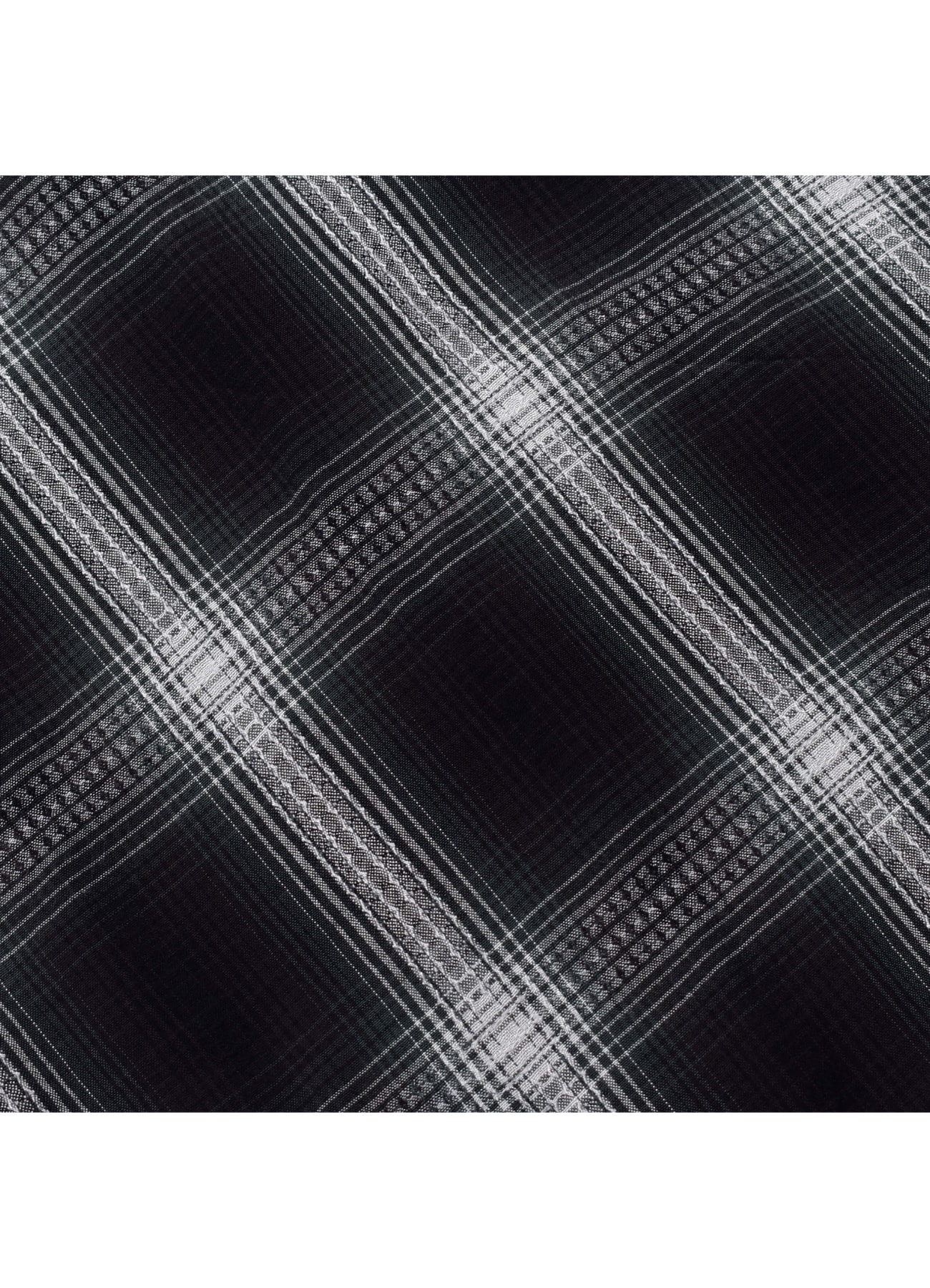 【5/16 12:00 release】Rayon Dobby Plaid S.S Open Collar SH_6