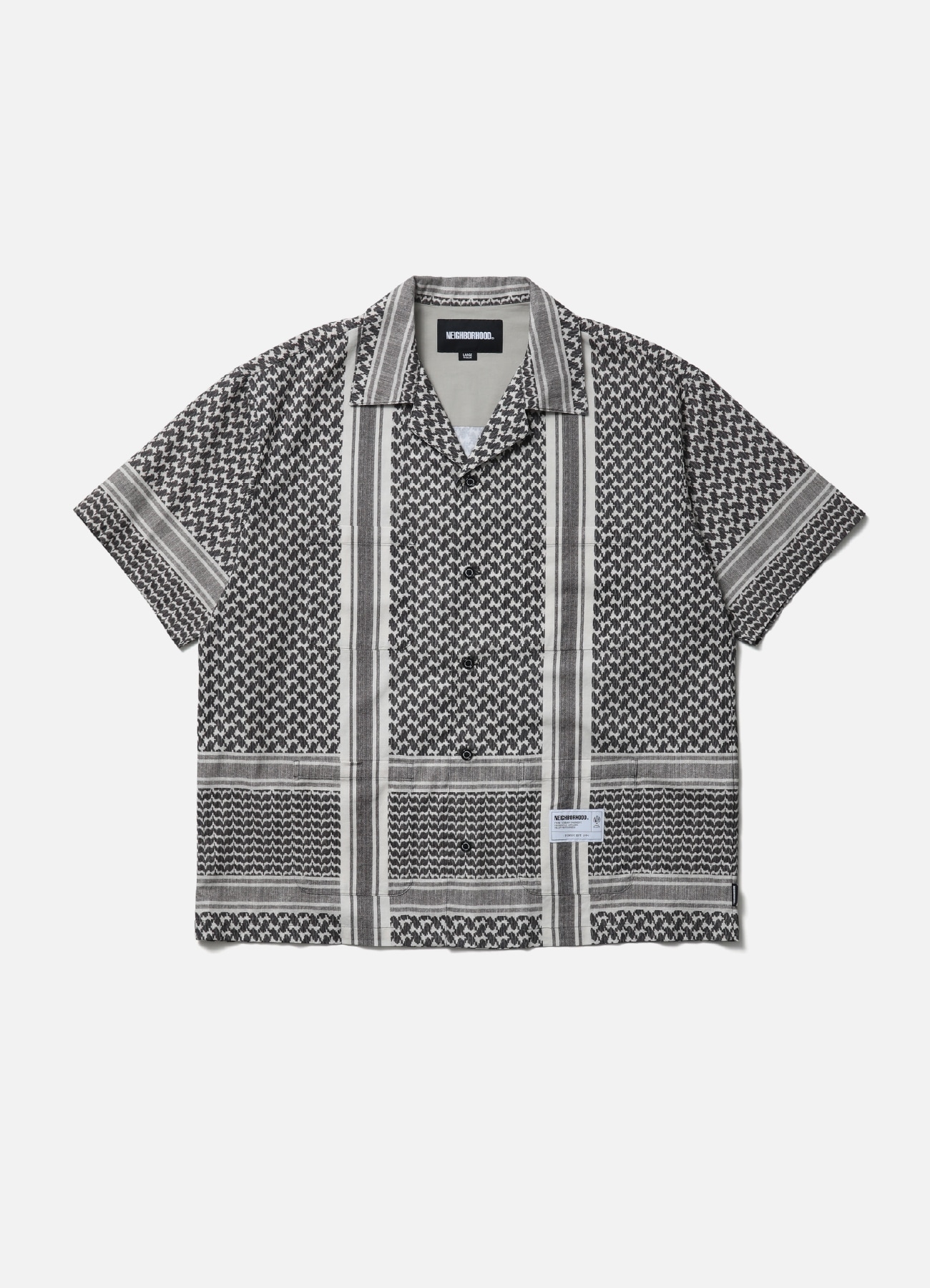 【5/30 12:00 release】SHEMAGH PATTERN SHIRT SS