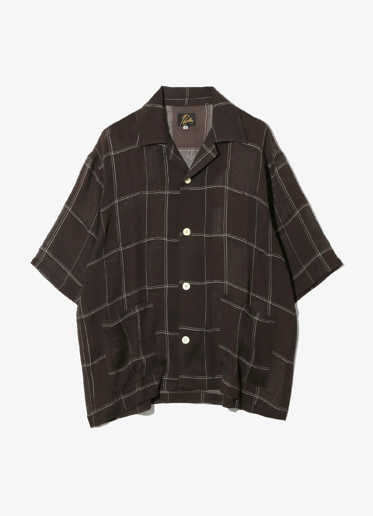 【3/28 12:00 release】Cabana Shirt - Cupra Crepe Plaid