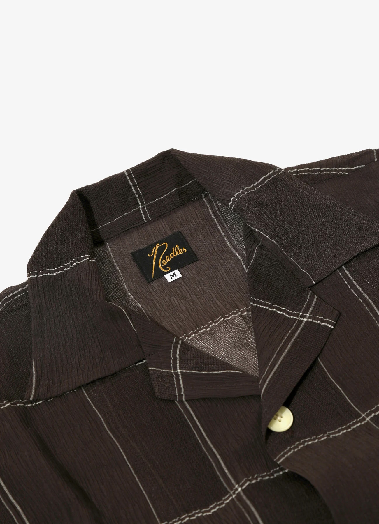 【3/28 12:00 release】Cabana Shirt - Cupra Crepe Plaid_3