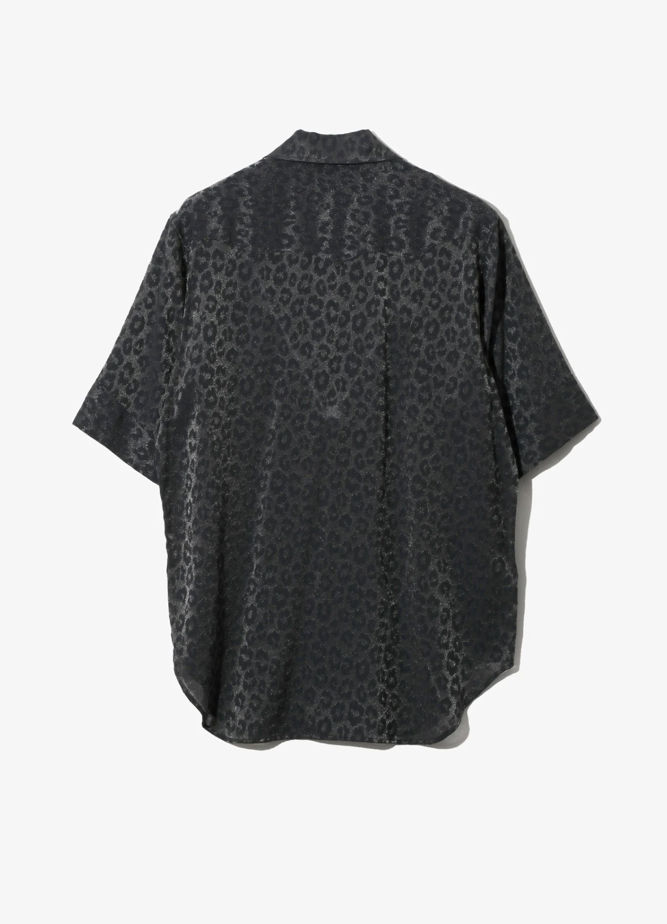 S/S Western Shirt - Rayon Leopard Jacquard_2