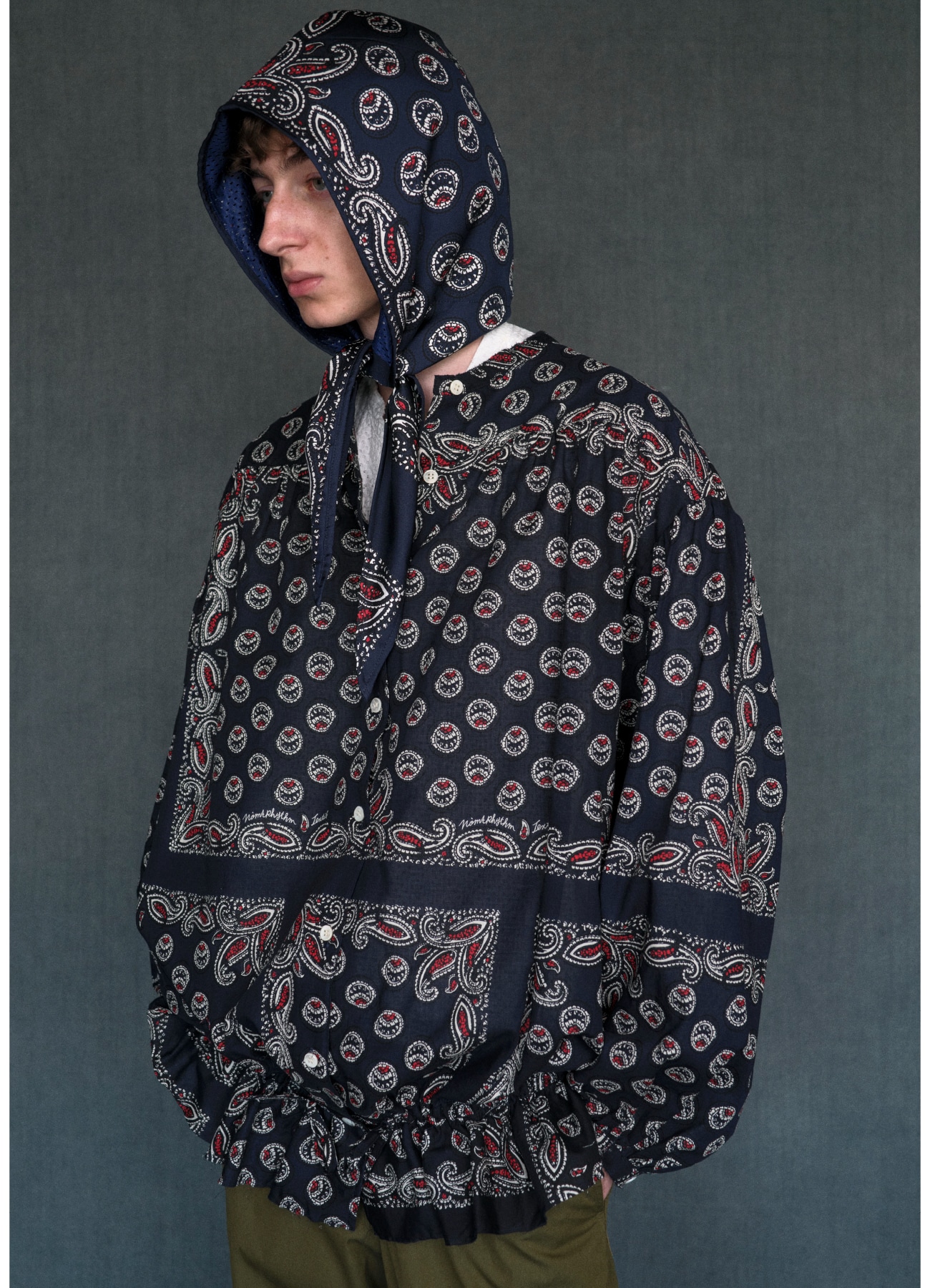 Paisley Silk Hoody Scarf_2
