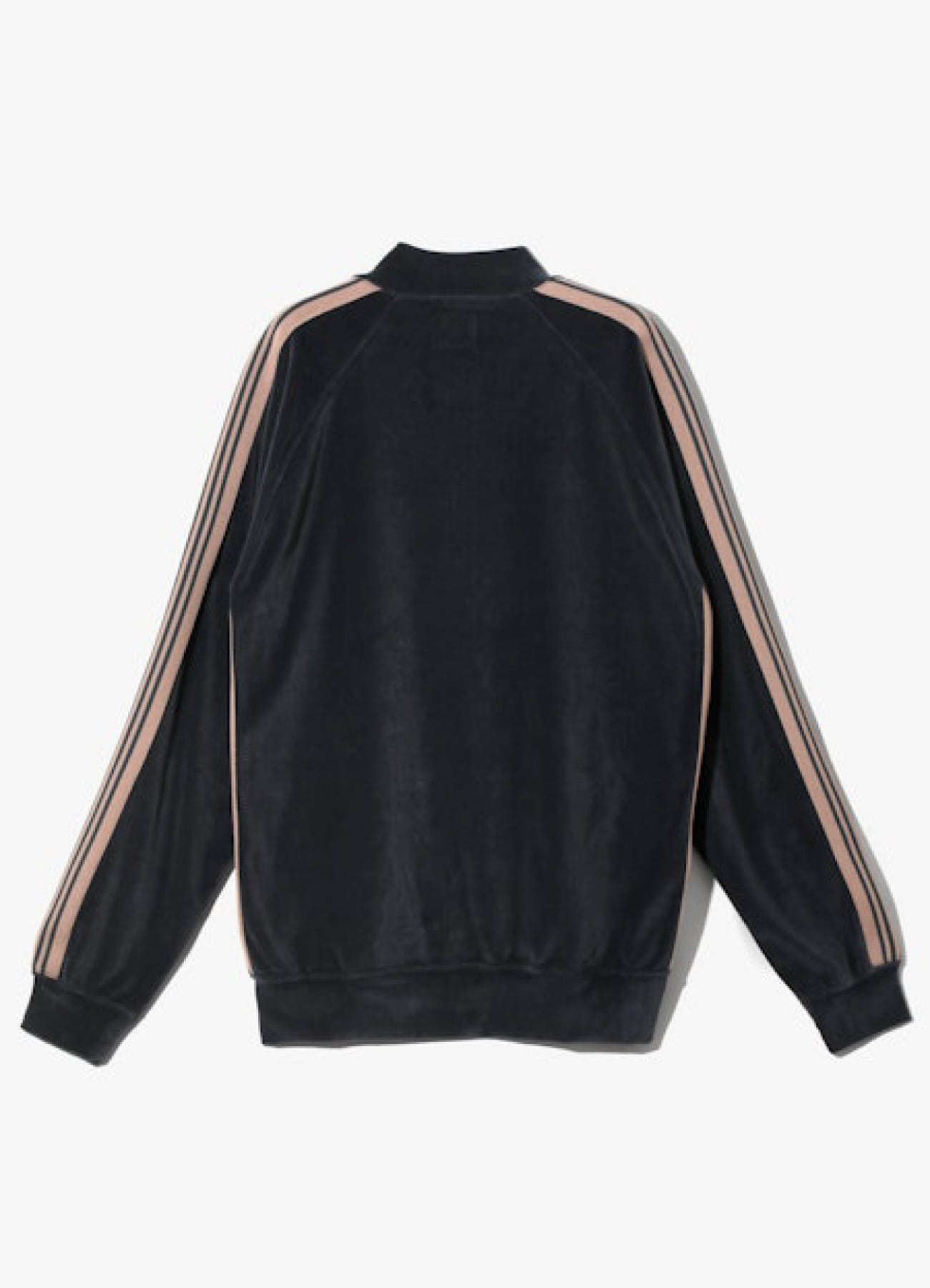 Rib Collar Track Jacket - C/PE Velour_2