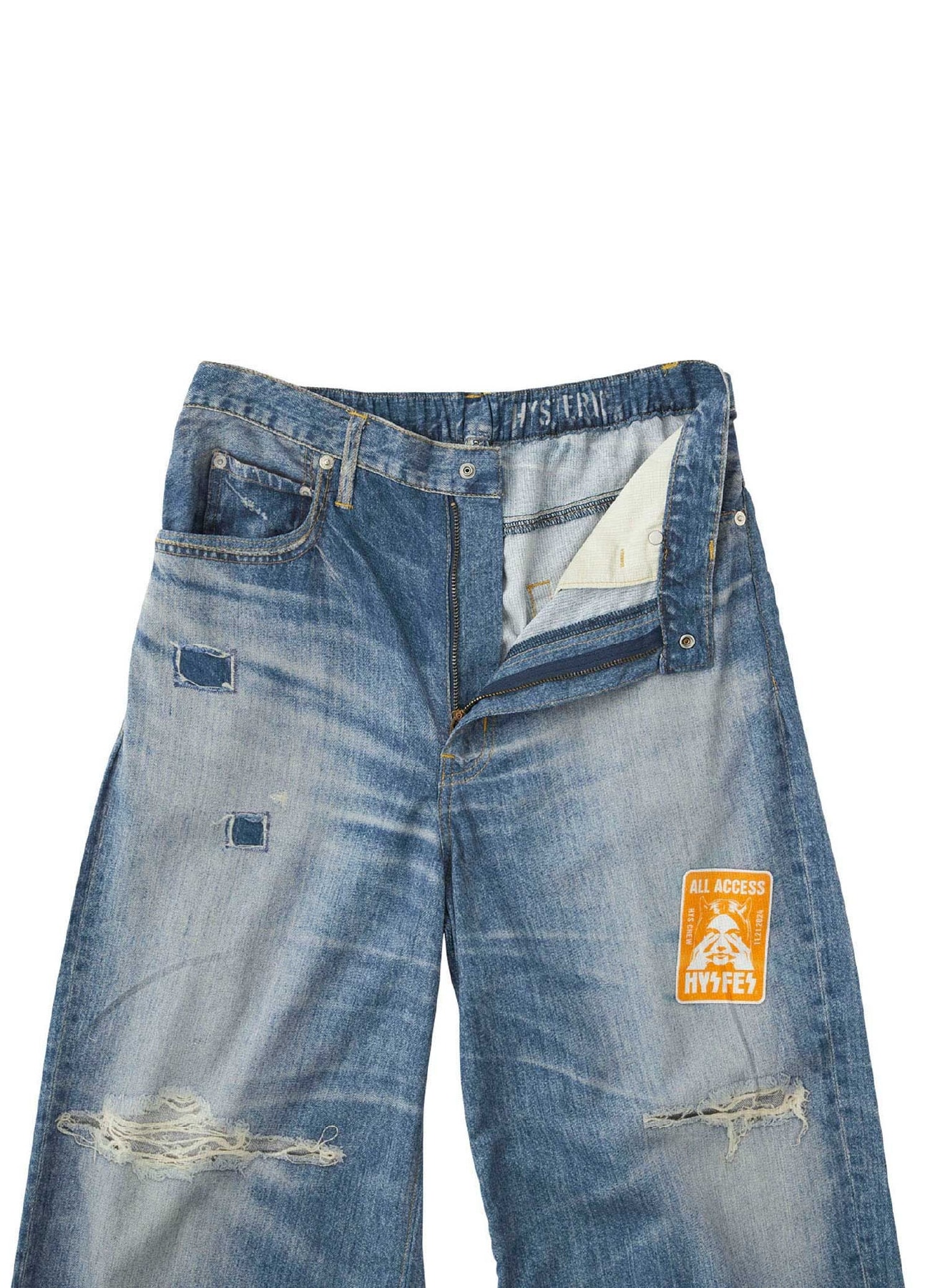 【4/11 12:00 release】HYS FES PASS Denim Print Pants_4