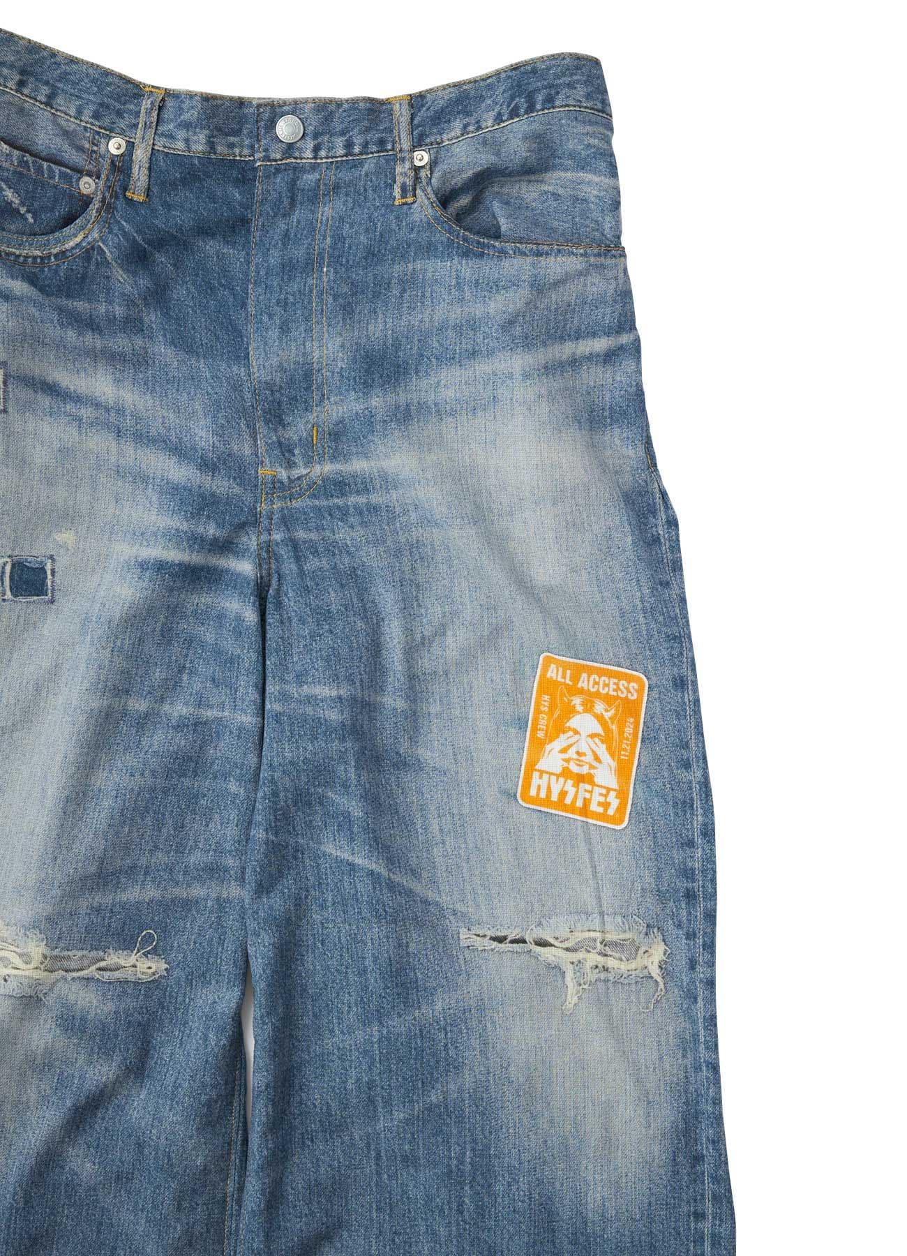 【4/11 12:00 release】HYS FES PASS Denim Print Pants_5