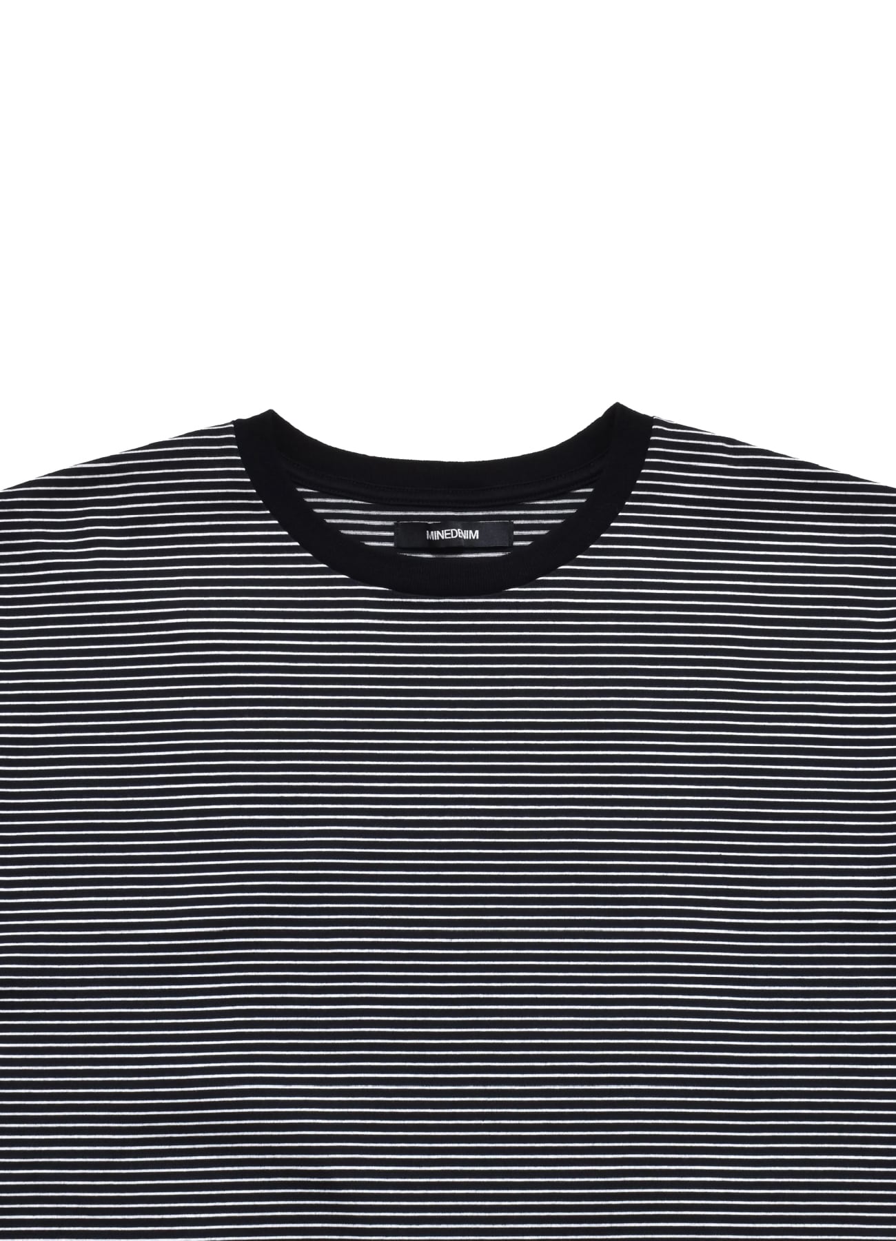 【5/23 12:00 release】Micro Border Loose Crewneck T-shirt_3