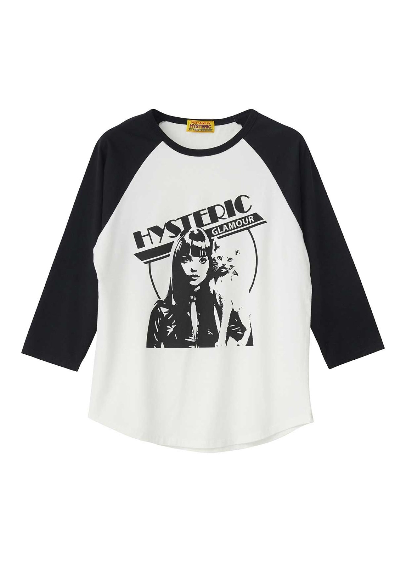 HYSTERIC WOMAN CAT Three Quarter Sleeve T-shirt_1