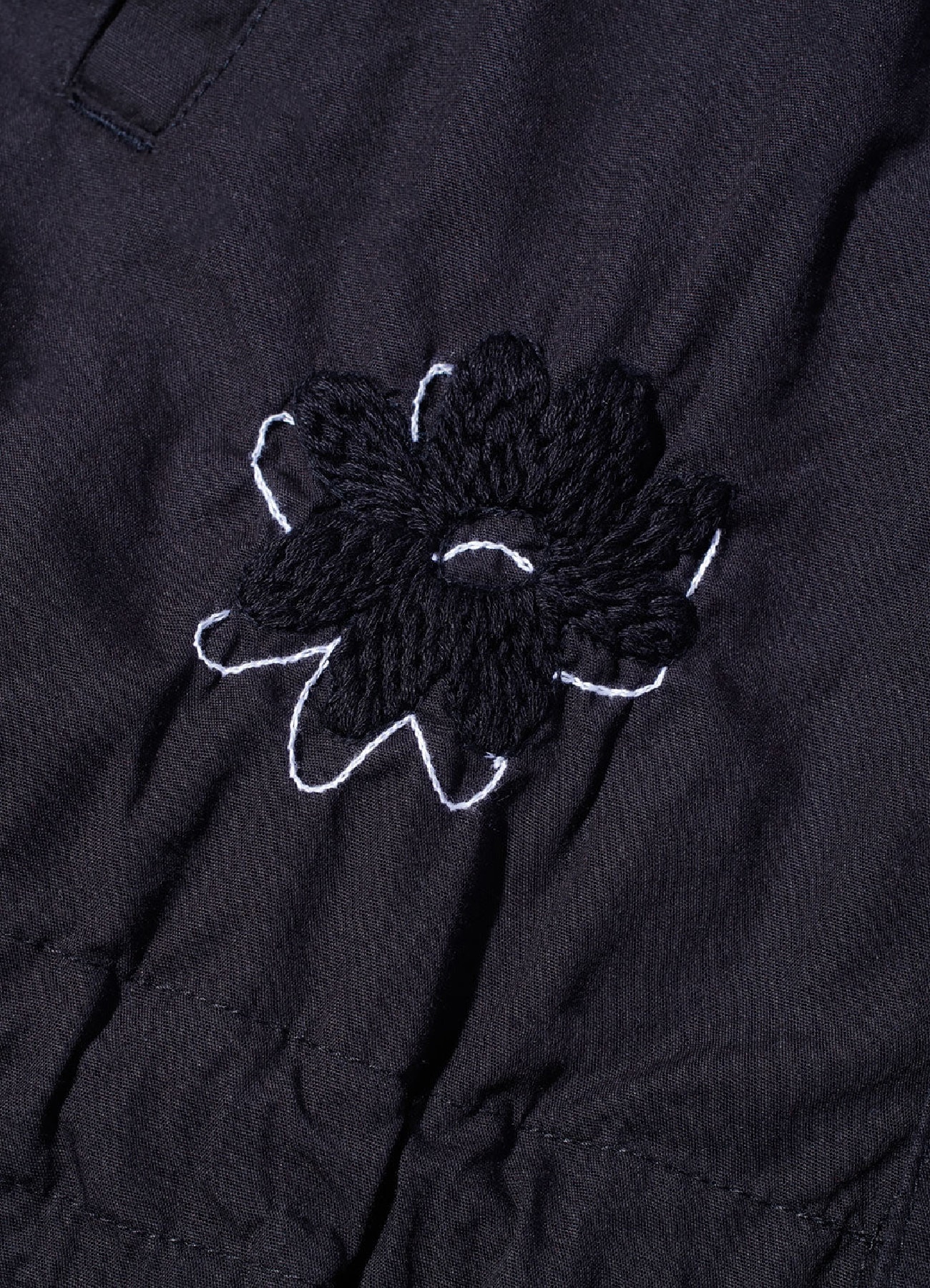 【2/28 12:00 release】Flower Embroidery Hooded Coat_2