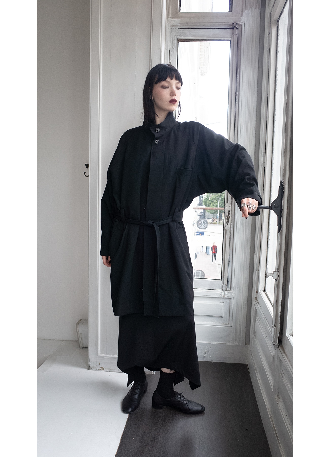 Yohji Yamamoto(Ys) ヨウジヤマモト コート サイズ:1 22AW ウォッシュ ...