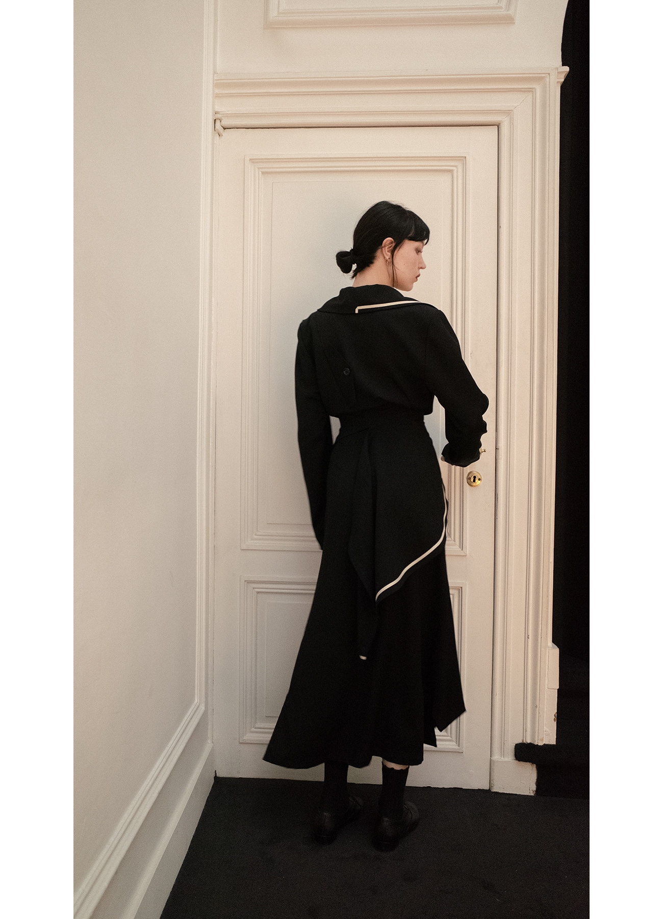 WILDSIDE × Kie Einzelganger Wool Gabardine Skirt_9