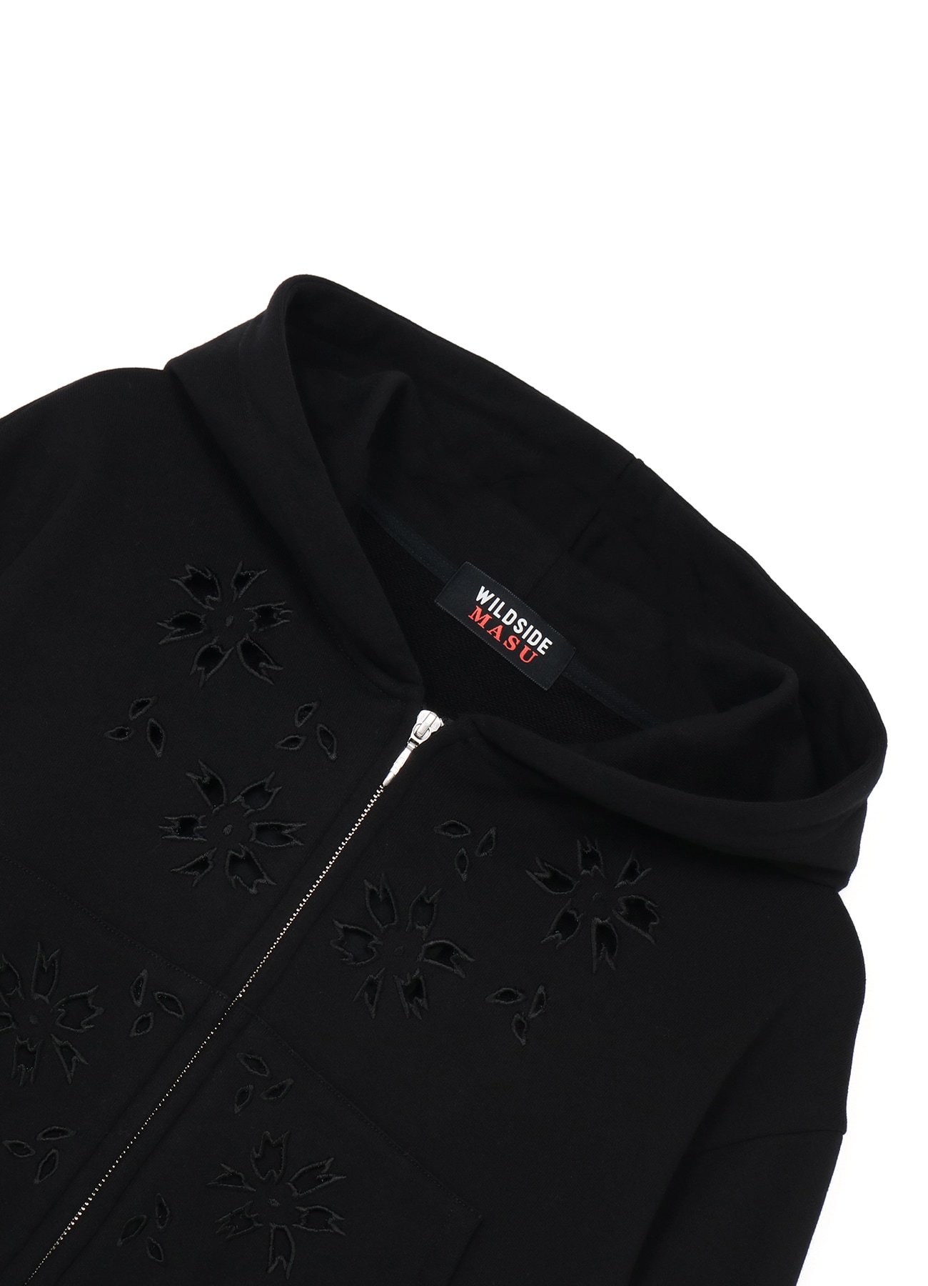 WILDSIDE x M A S U CUT WORK ZIP-UP HOODIE(46 BLACK): MASU ...