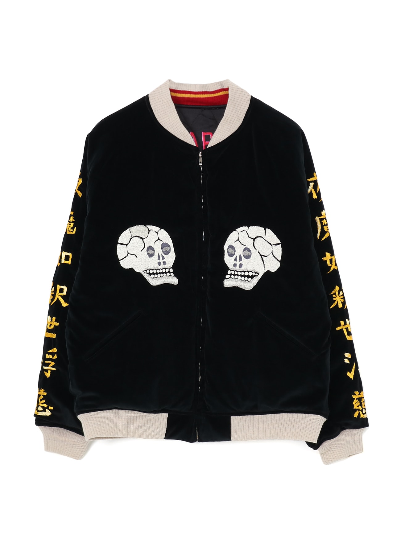 WILDSIDExSAINT Mxxxxxx SOUVENIR SKULL JKT(S Black): (c)SAINT 