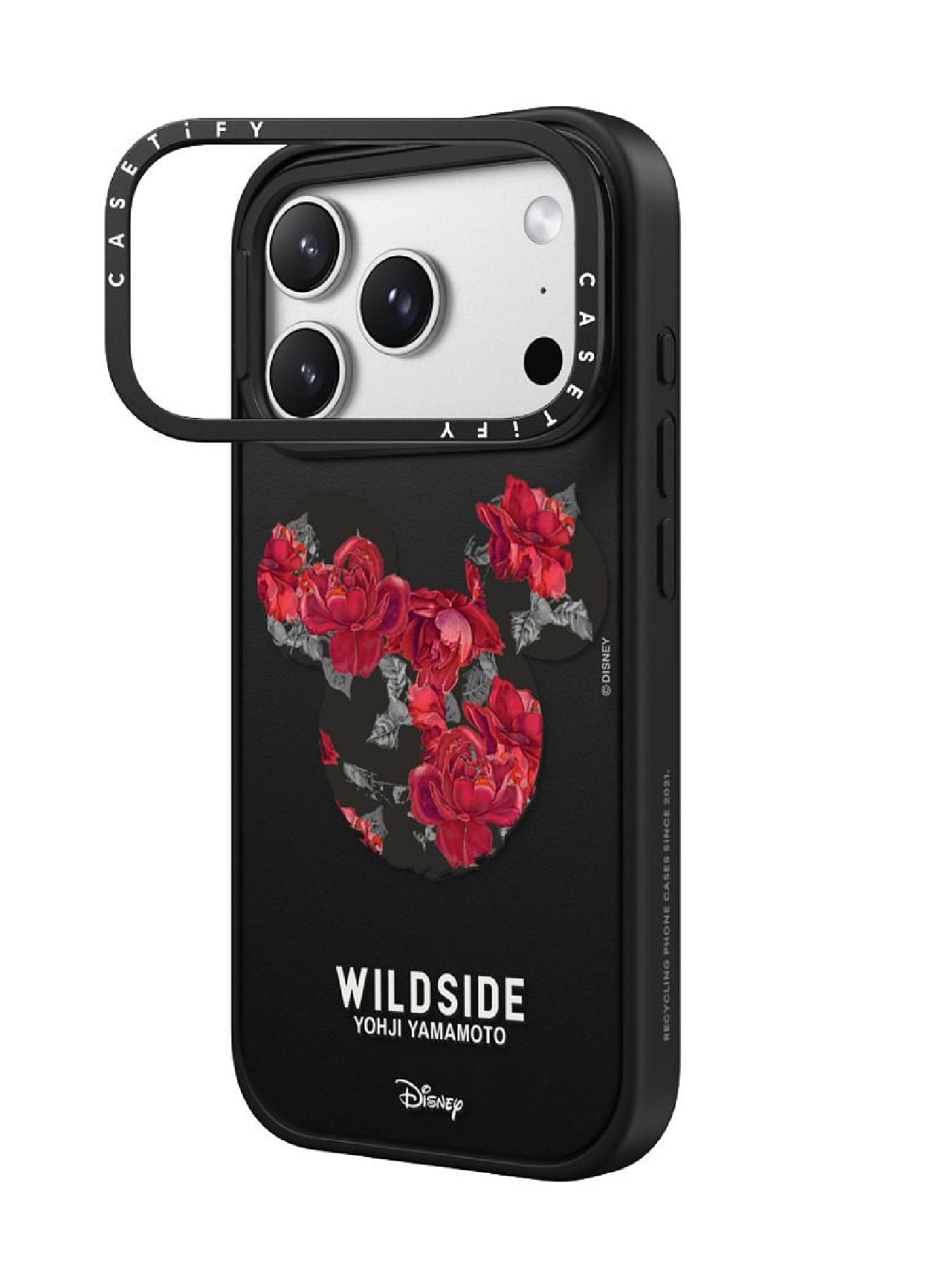 WILDSIDE｜CASETiFY：Disney Special Edition Mickey Mouse & Rose iPhone Case (MagSafe Impact Ring Stand)_2
