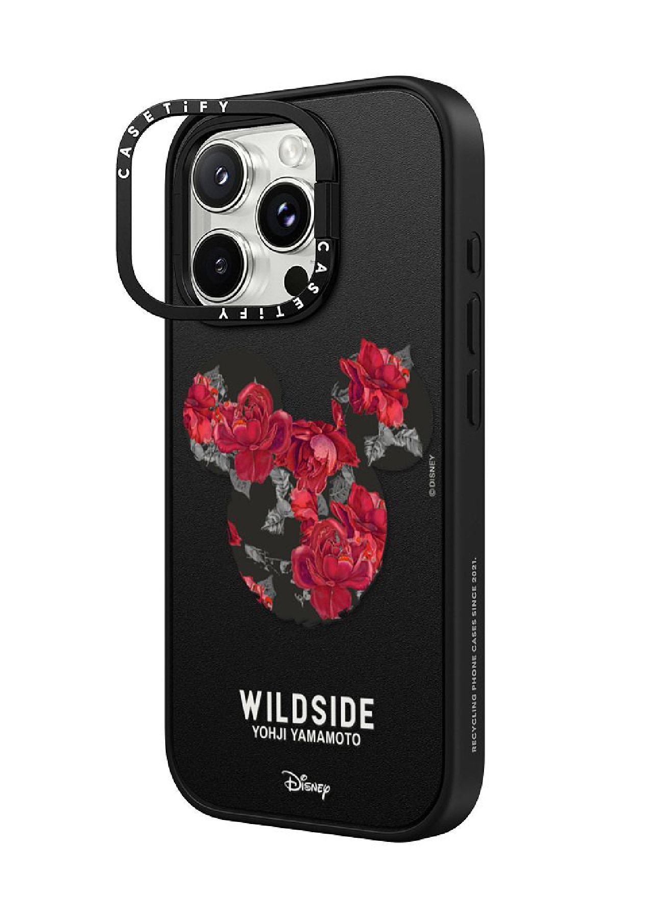 WILDSIDE｜CASETiFY：Disney Special Edition Mickey Mouse & Rose iPhone Case (MagSafe Impact Ring Stand)_2