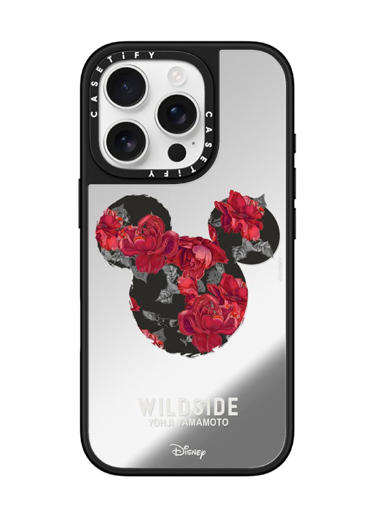 【4/10 17:00 release】WILDSIDE｜CASETiFY：Disney Special Edition Mickey Mouse & Rose Case (MagSafe Mirror)