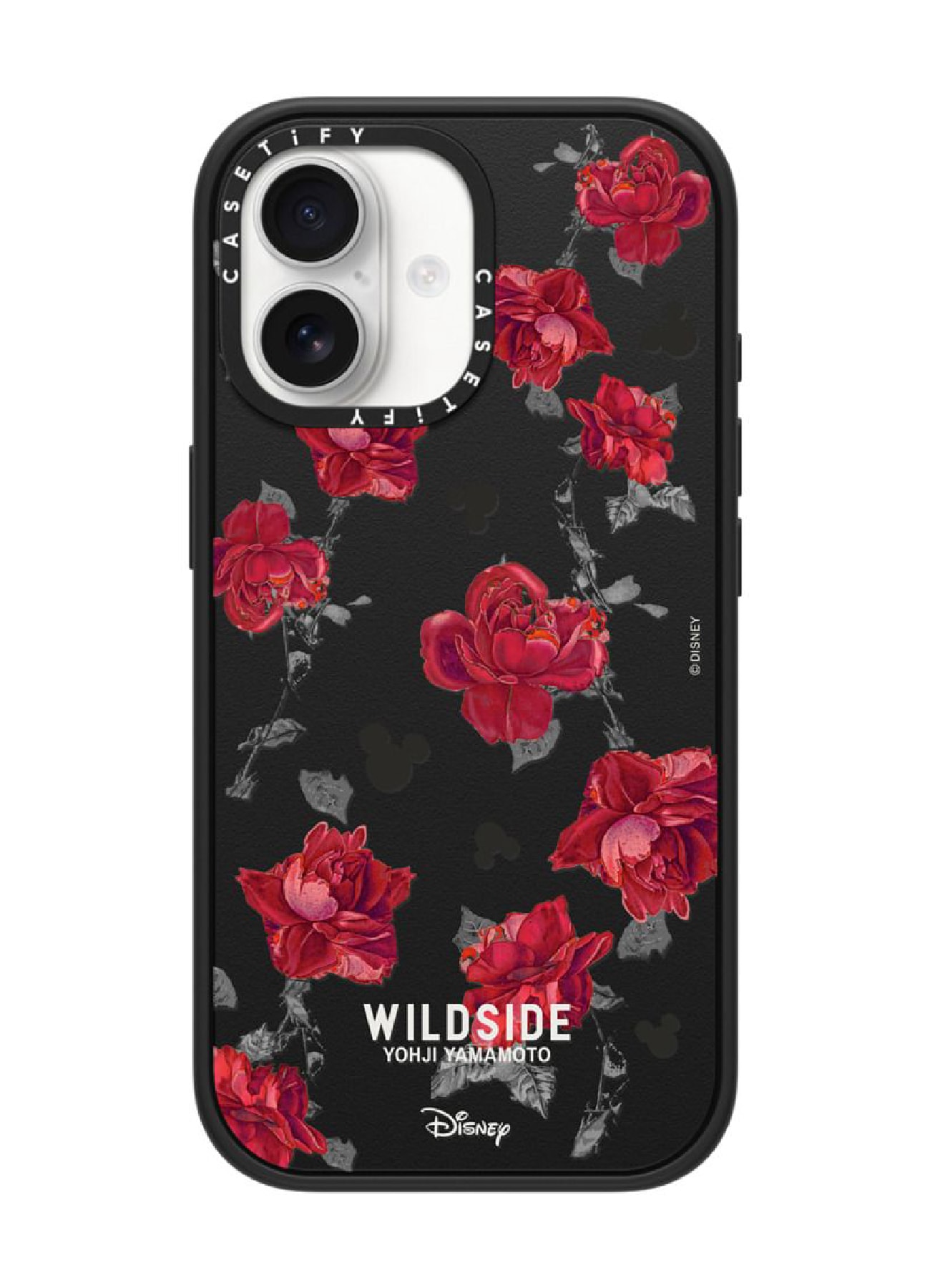 WILDSIDE｜CASETiFY：Disney Special Edition Mickey Mouse & Rose Pattern iPhone Case (MagSafe Impact)_1