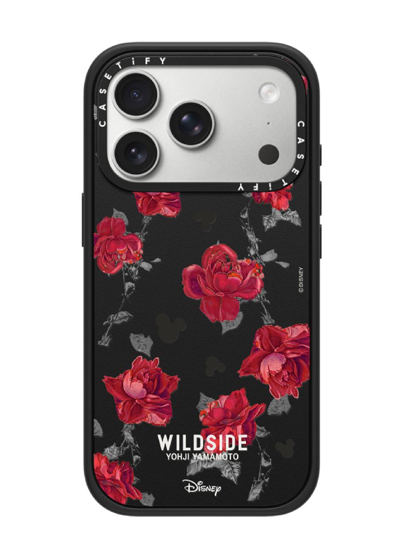 WILDSIDE｜CASETiFY：Disney Special Edition Mickey Mouse & Rose Pattern iPhone Case (MagSafe Impact)_1