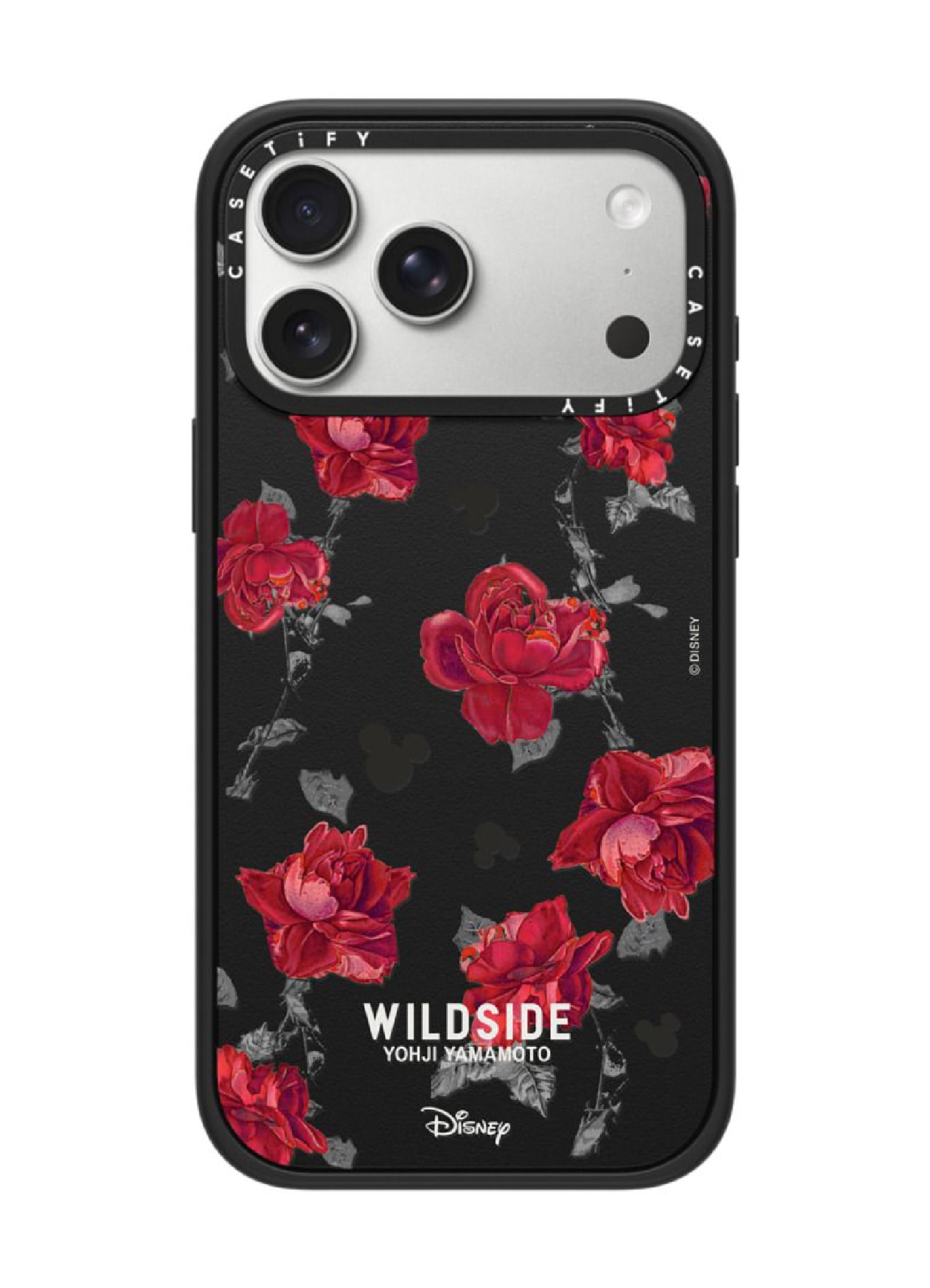WILDSIDE｜CASETiFY：Disney Special Edition Mickey Mouse & Rose Pattern iPhone Case (MagSafe Impact)_1