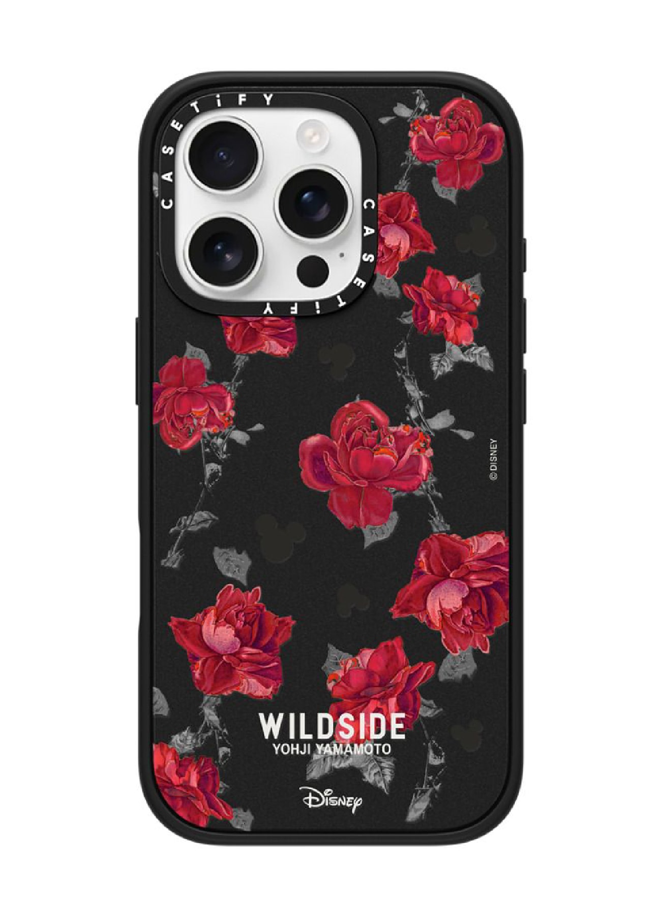 【4/10 17:00 release】WILDSIDE｜CASETiFY：Disney Special Edition Mickey Mouse & Rose Pattern Case (MagSafe Impact)