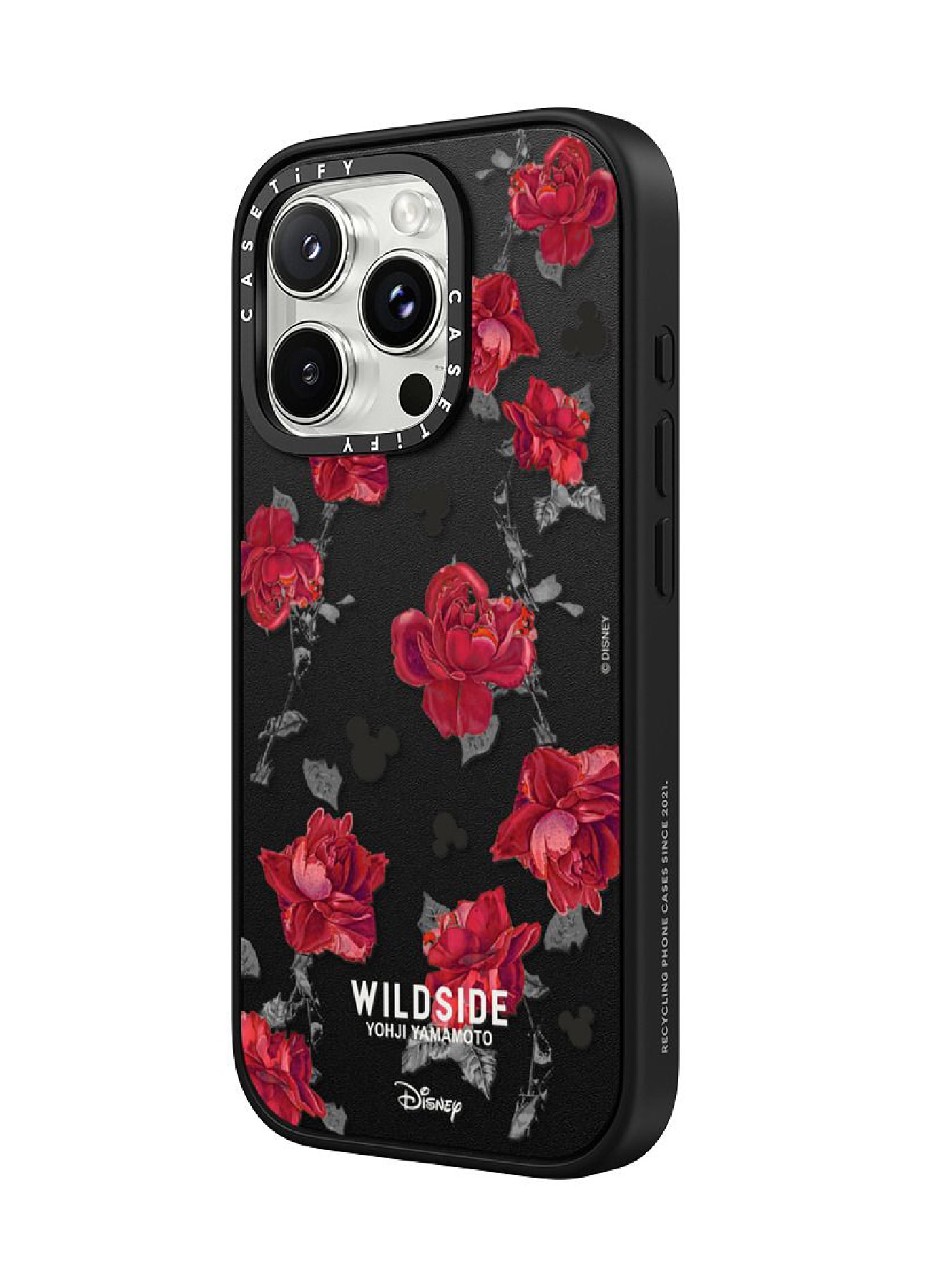 【4/10 17:00 release】WILDSIDE｜CASETiFY：Disney Special Edition Mickey Mouse & Rose Pattern Case (MagSafe Impact)_2