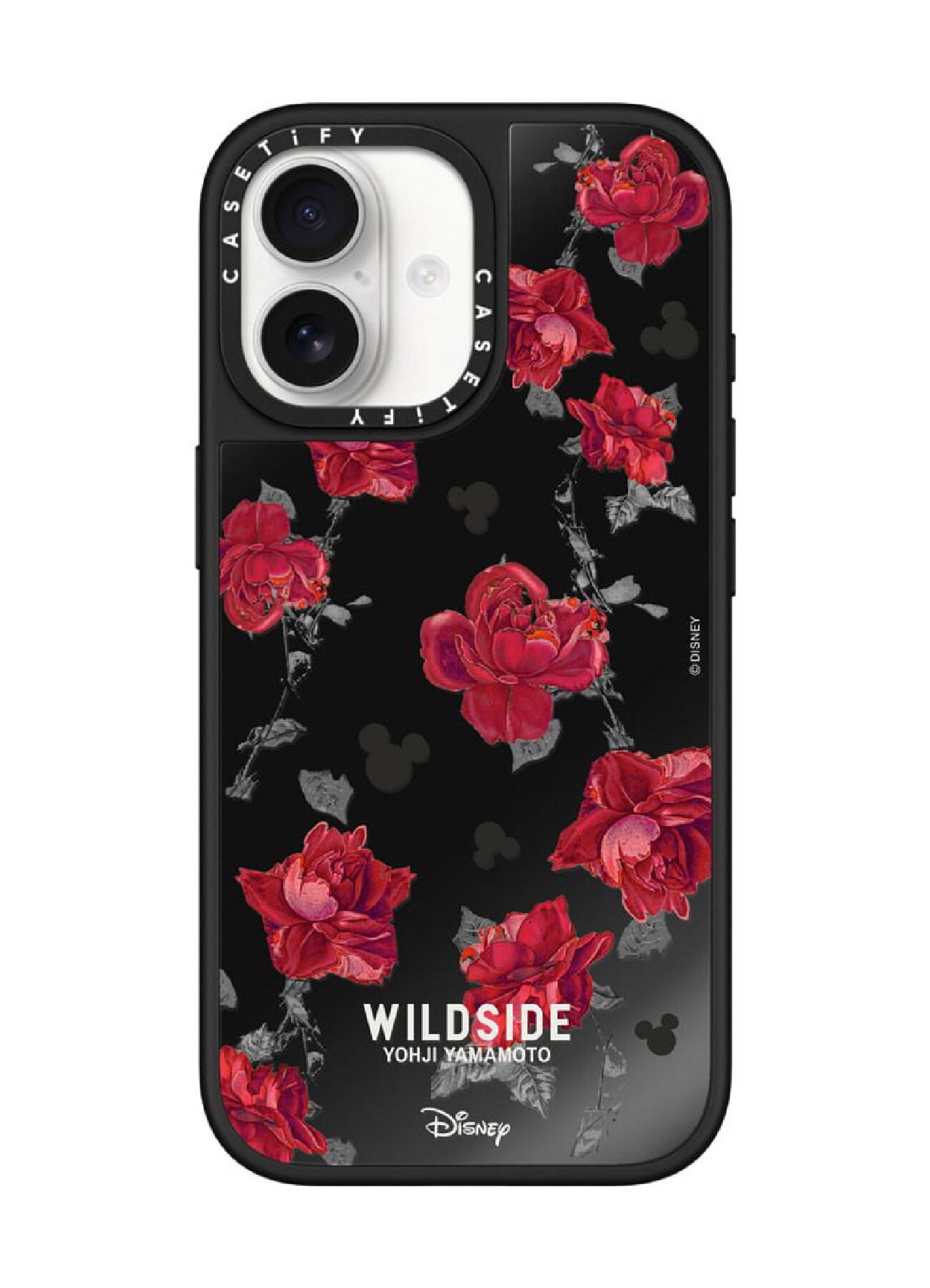 WILDSIDE｜CASETiFY：Disney Special Edition Mickey Mouse & Rose Pattern iPhone Case (MagSafe Mirror)_1