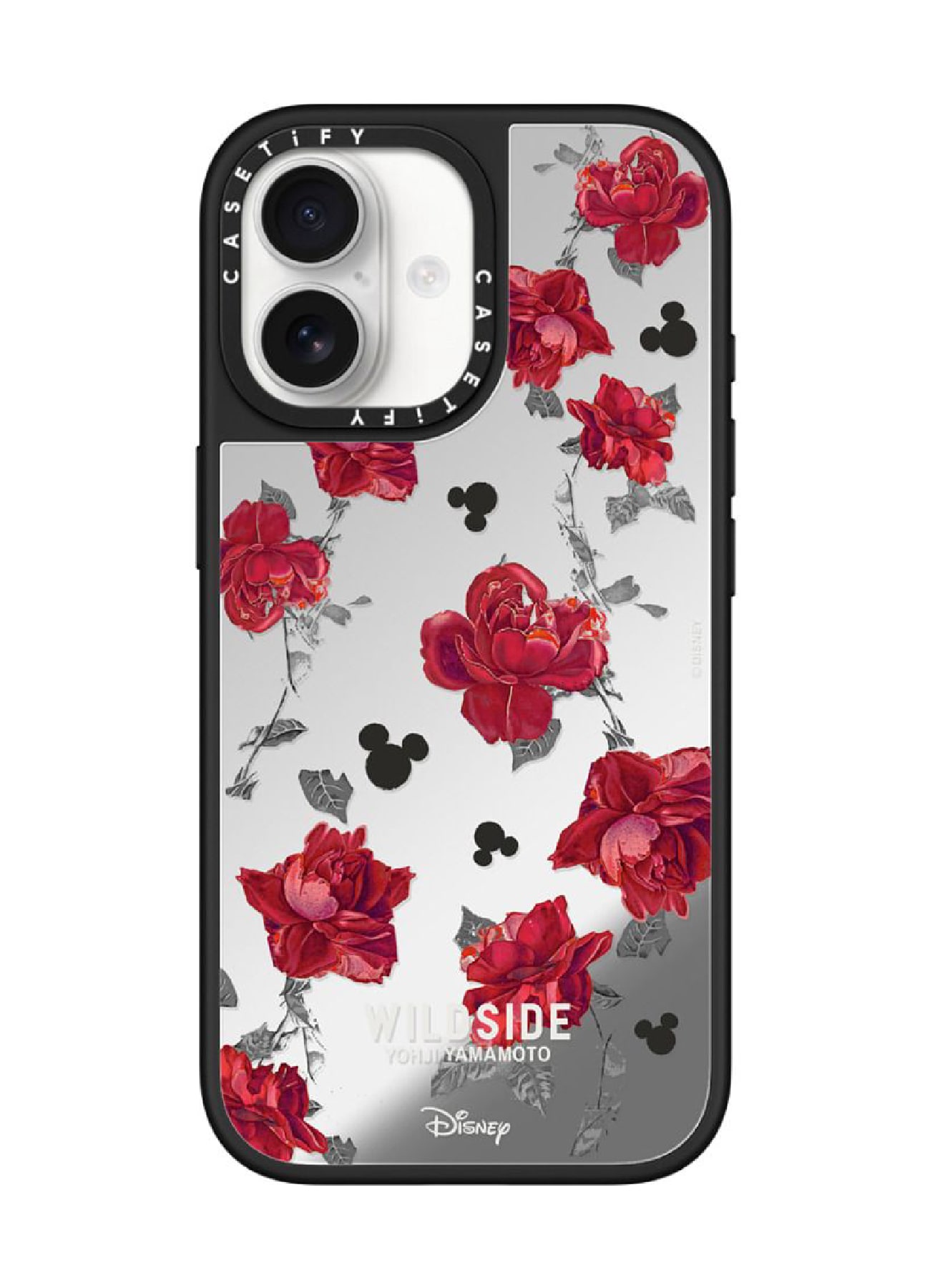 WILDSIDE｜CASETiFY：Disney Special Edition Mickey Mouse & Rose Pattern iPhone Case (MagSafe Mirror)_1