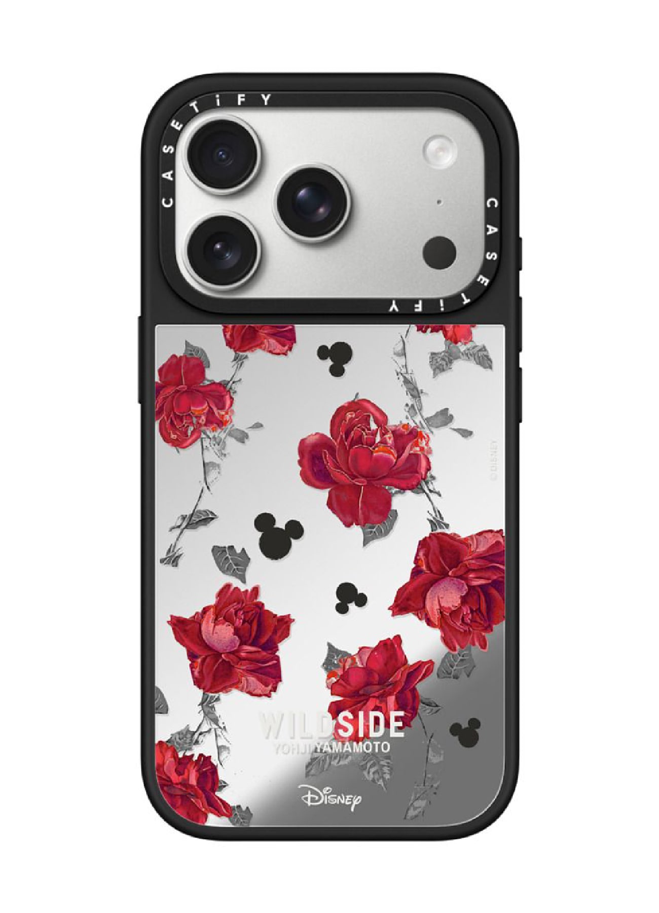 WILDSIDE｜CASETiFY：Disney Special Edition Mickey Mouse & Rose Pattern iPhone Case (MagSafe Mirror)_1
