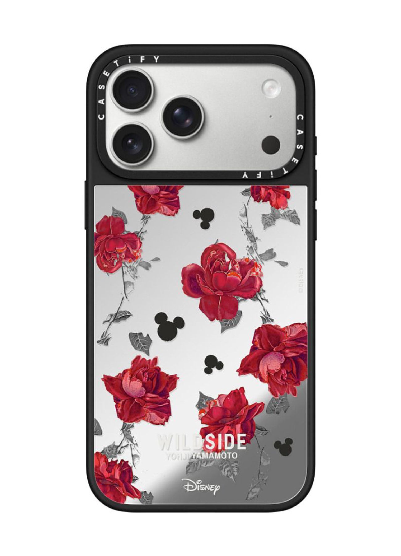 Mickey Mouse & Rose Pattern iPhone Case (MagSafe Mirror)