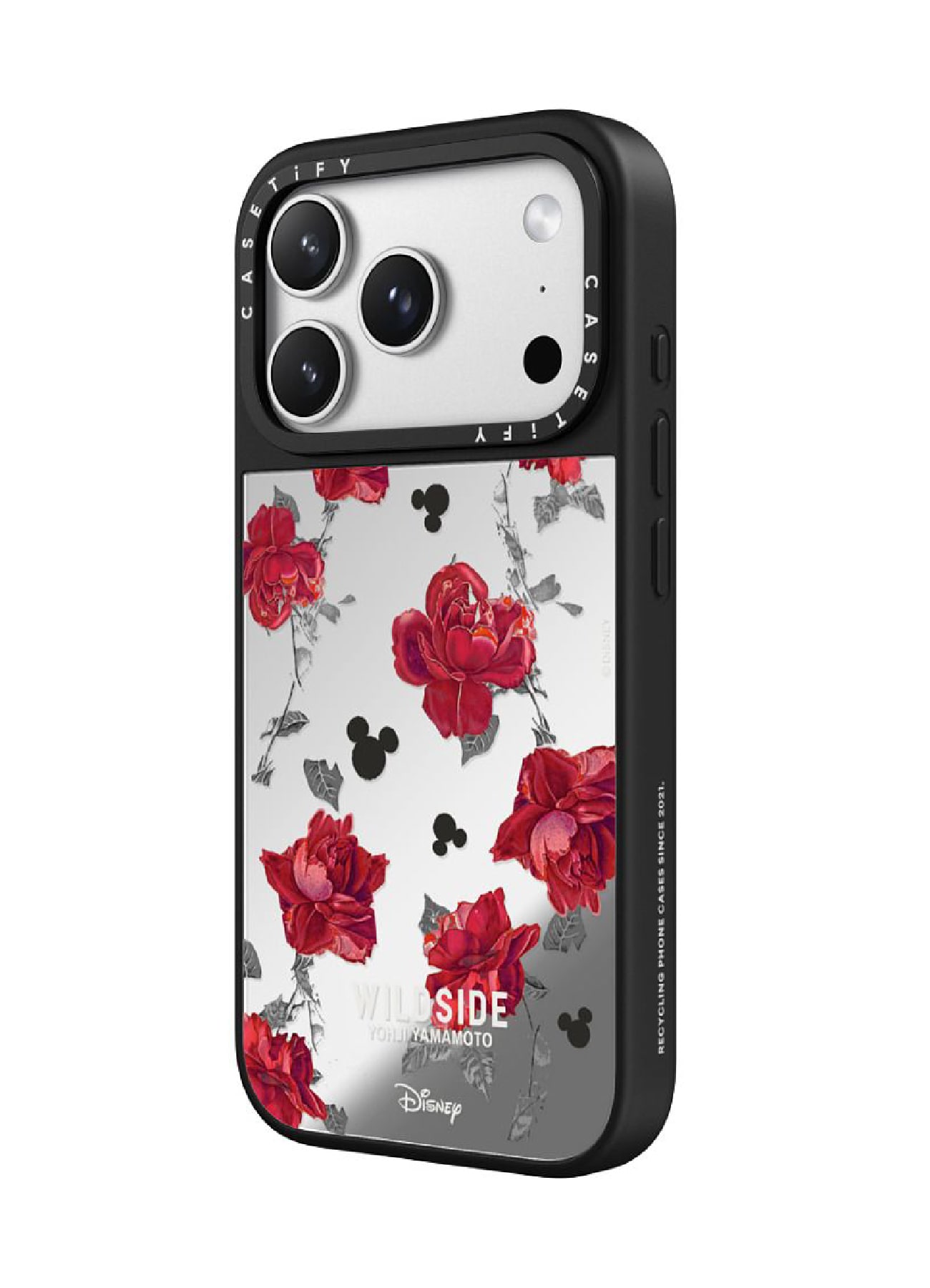 Mickey Mouse & Rose Pattern iPhone Case (MagSafe Mirror)_2