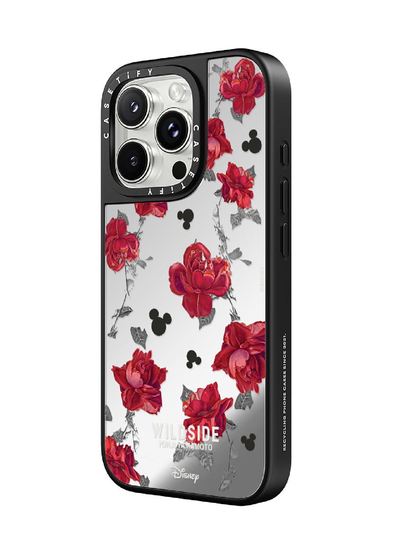 【4/10 17:00 release】WILDSIDE｜CASETiFY：Disney Special Edition Mickey Mouse & Rose Pattern Case (MagSafe Mirror)_2
