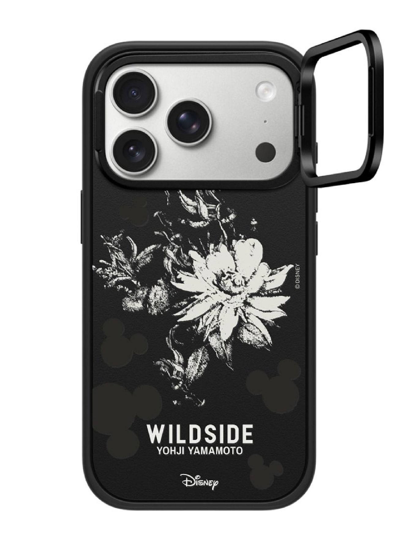 WILDSIDE｜CASETiFY：Disney Special Edition Mickey Mouse & Gothic Flower iPhone Case (MagSafe Impact Ring Stand)_1
