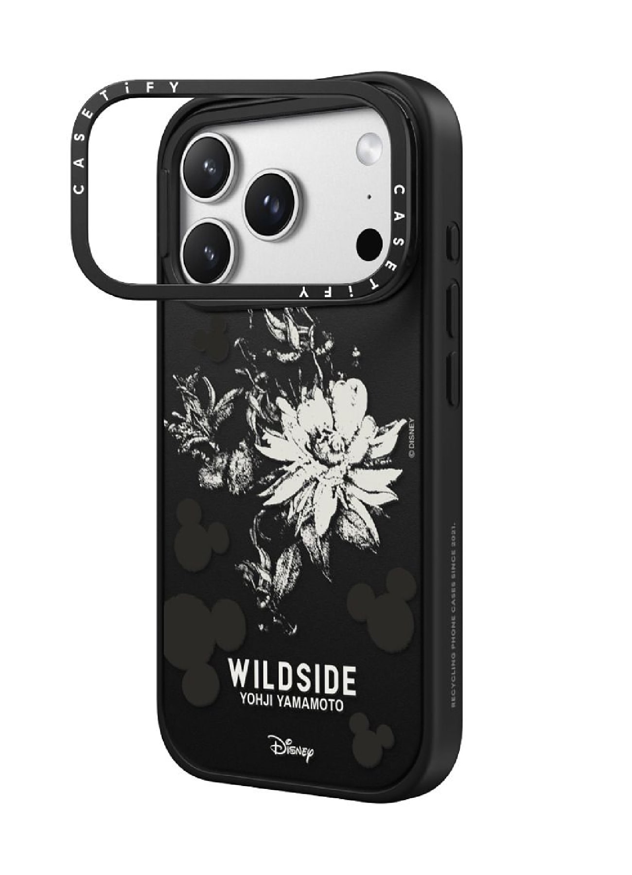 WILDSIDE｜CASETiFY：Disney Special Edition Mickey Mouse & Gothic Flower iPhone Case (MagSafe Impact Ring Stand)_2