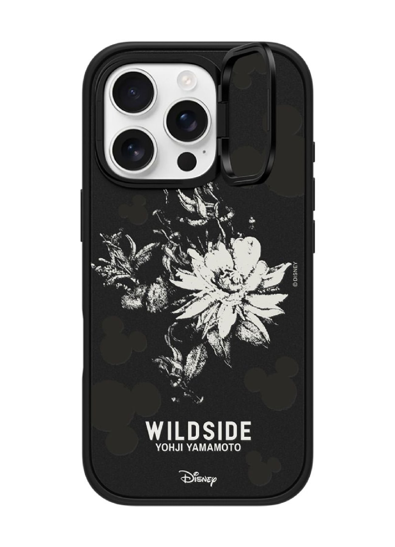 WILDSIDE｜CASETiFY：Disney Special Edition Mickey Mouse & Gothic Flower iPhone Case (MagSafe Impact Ring Stand)_1