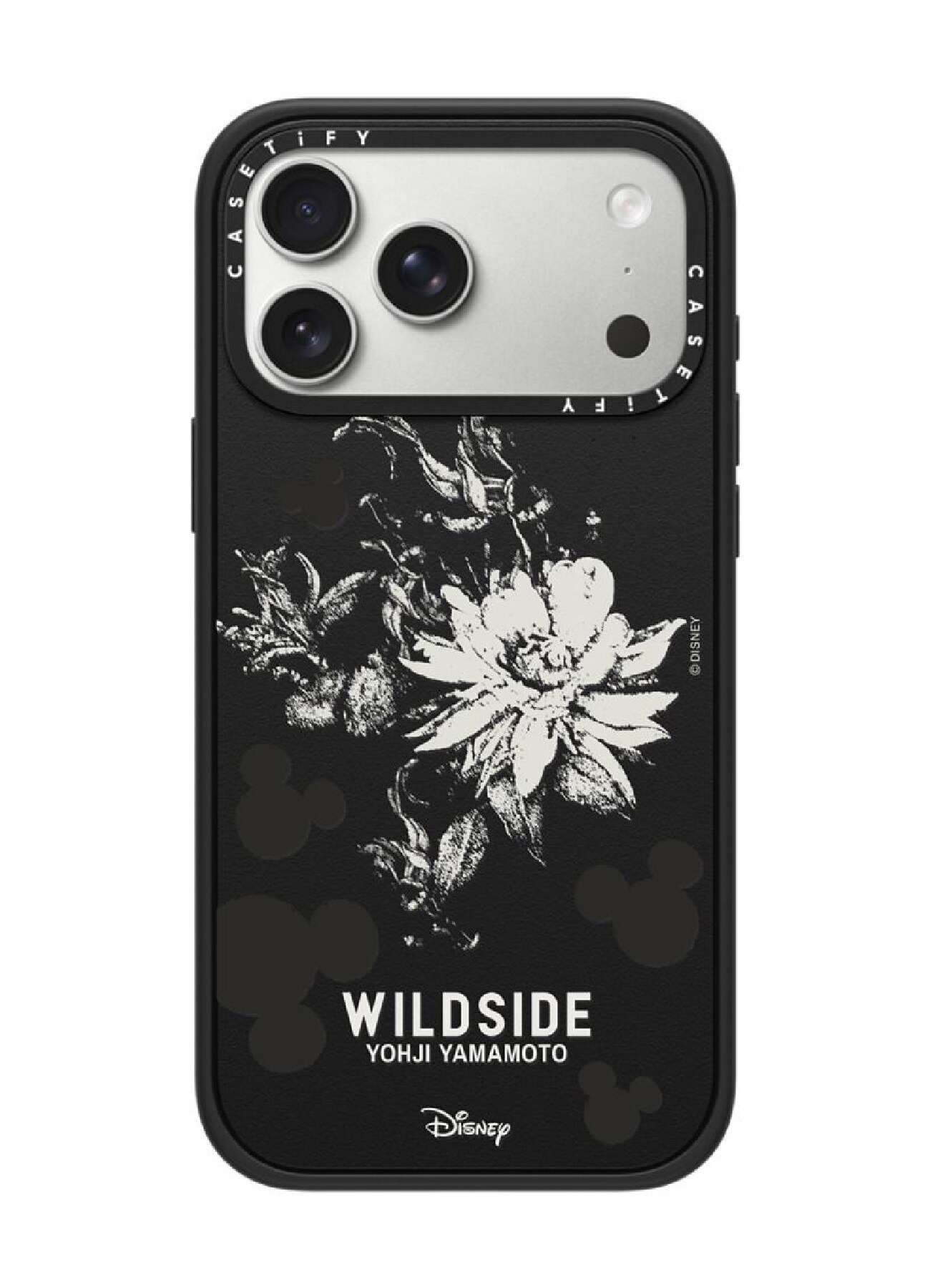 WILDSIDE｜CASETiFY：Disney Special Edition Mickey Mouse & Gothic Flower iPhone Case (MagSafe Impact)_1