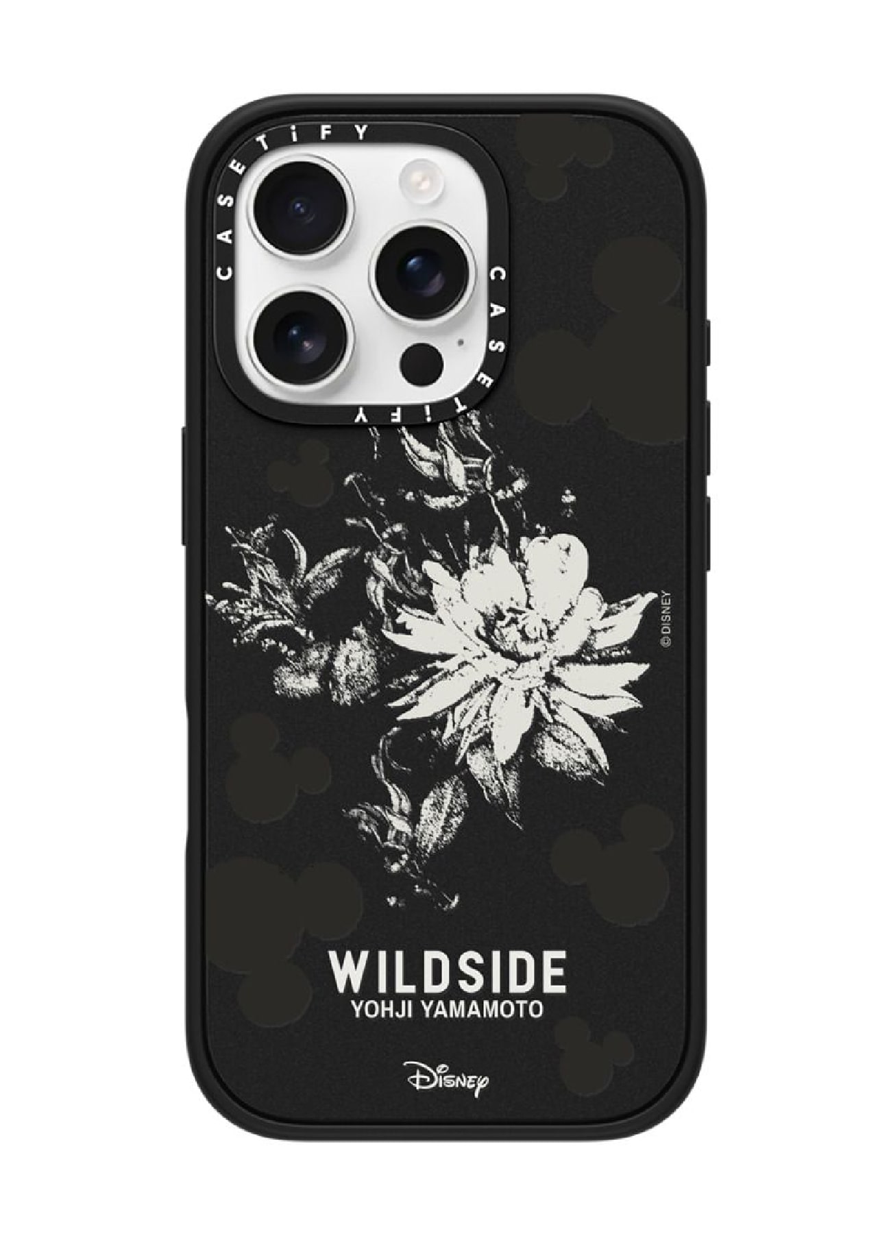 【4/10 17:00 release】WILDSIDE｜CASETiFY：Disney Special Edition Mickey Mouse & Gothic Flower Case (MagSafe Impact)