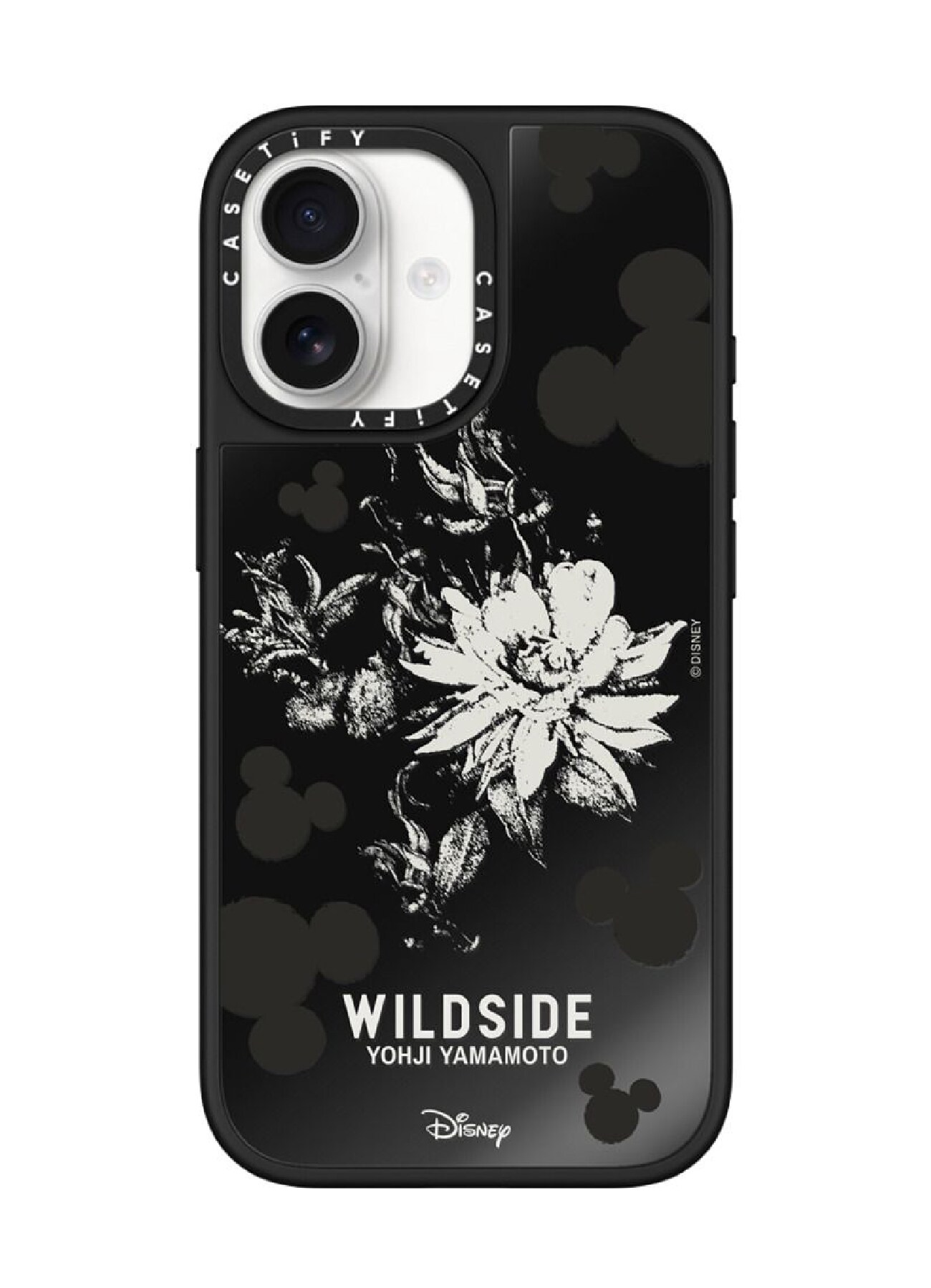Mickey Mouse & Gothic Flower iPhone Case (MagSafe Mirror)_1
