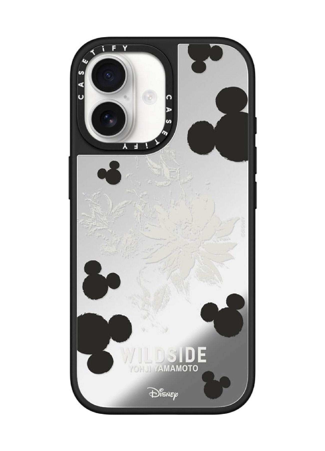WILDSIDE｜CASETiFY：Disney Special Edition Mickey Mouse & Gothic Flower iPhone Case (MagSafe Mirror)_1