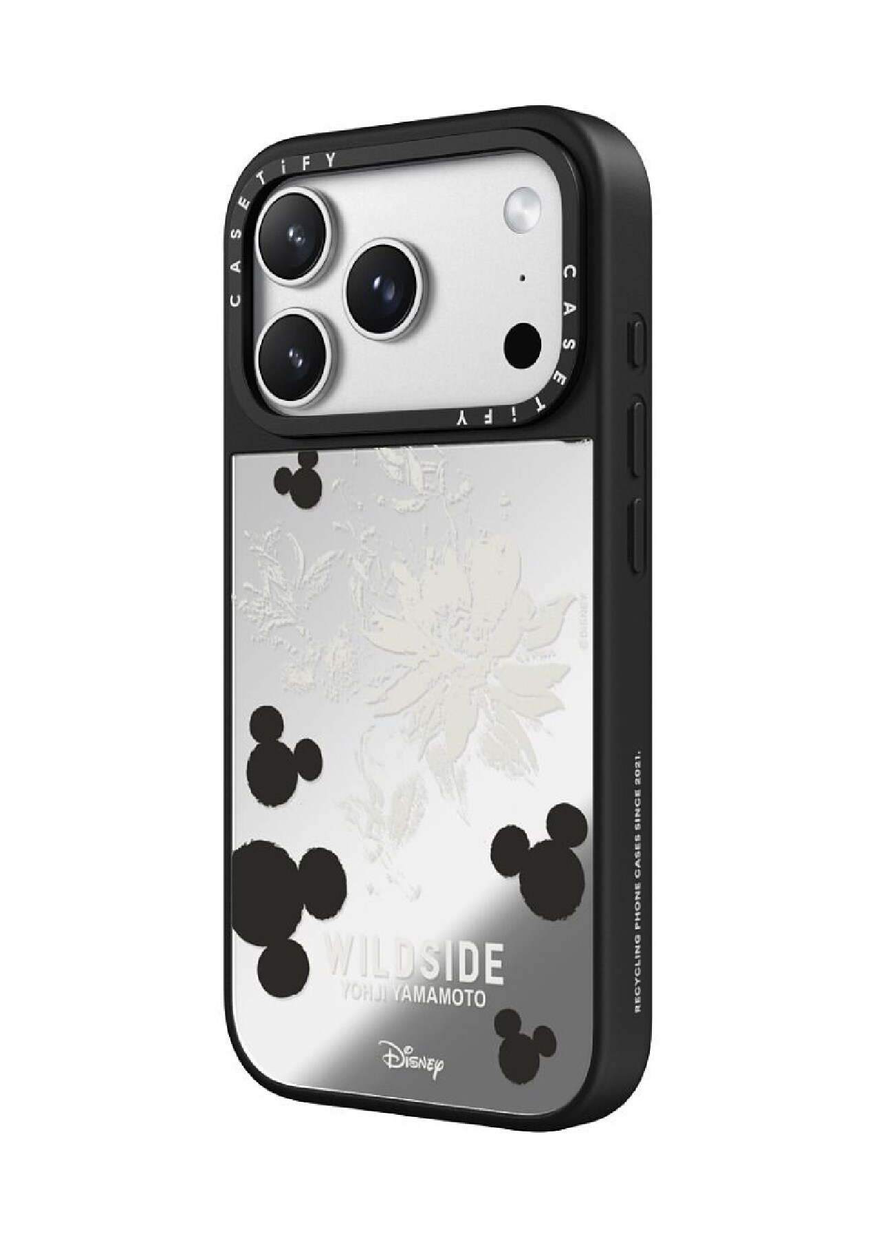 WILDSIDE｜CASETiFY：Disney Special Edition Mickey Mouse & Gothic Flower iPhone Case (MagSafe Mirror)_2