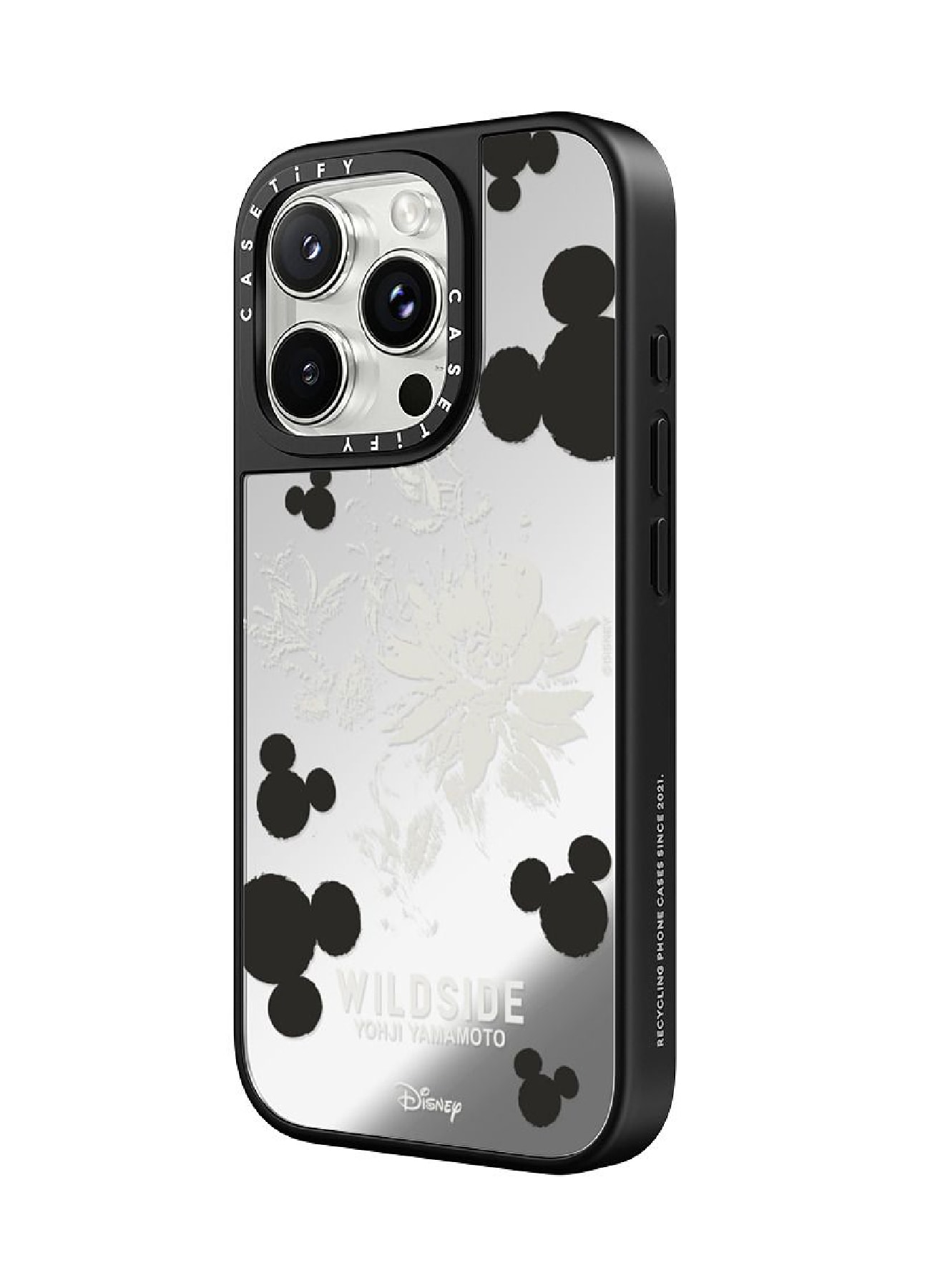 【4/10 17:00 release】WILDSIDE｜CASETiFY：Disney Special Edition Mickey Mouse & Gothic Flower Case (MagSafe Mirror)_2