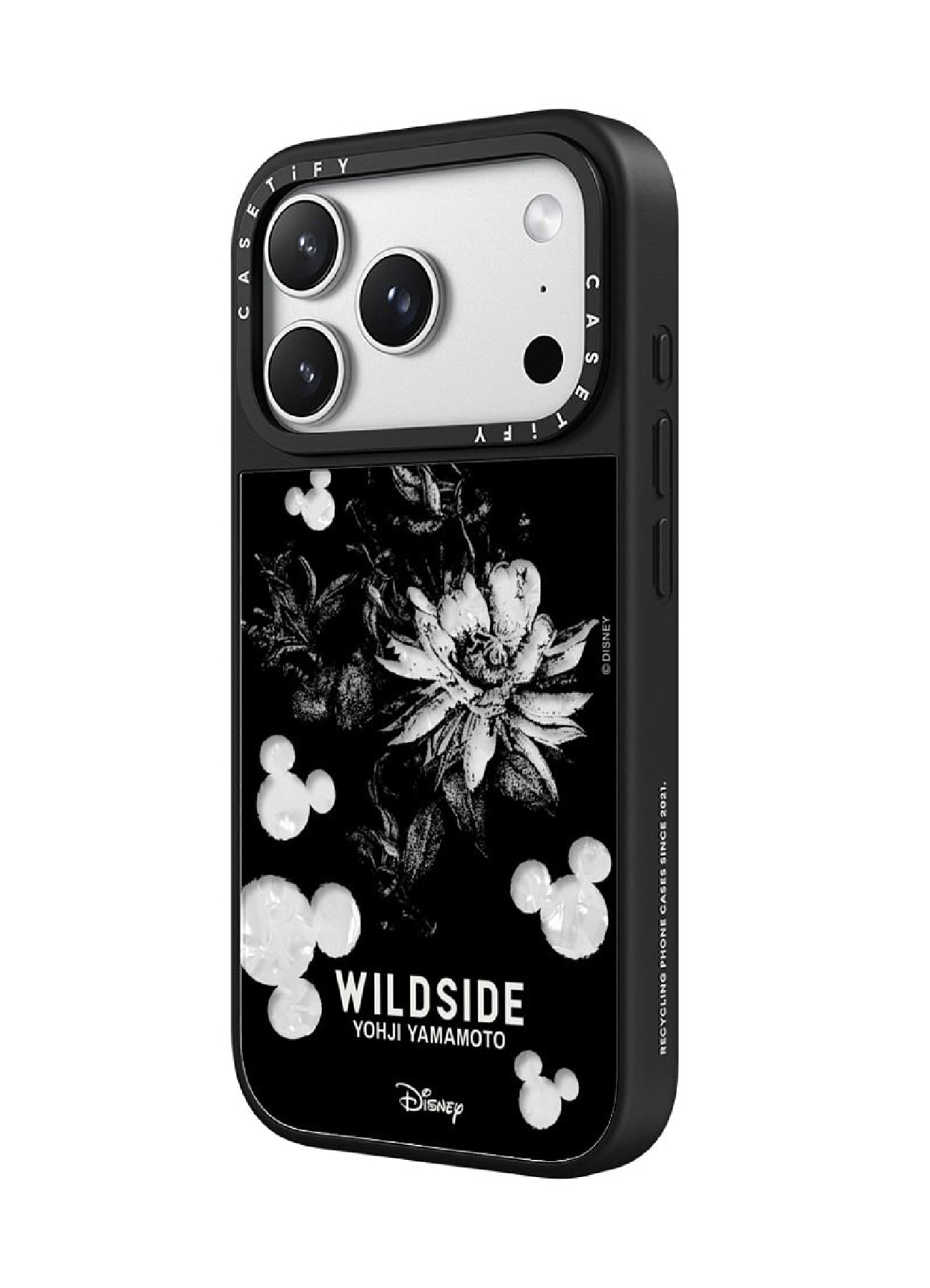 WILDSIDE｜CASETiFY：Disney Special Edition Mickey Mouse & Gothic Flower iPhone Case (Pearl Case)_2