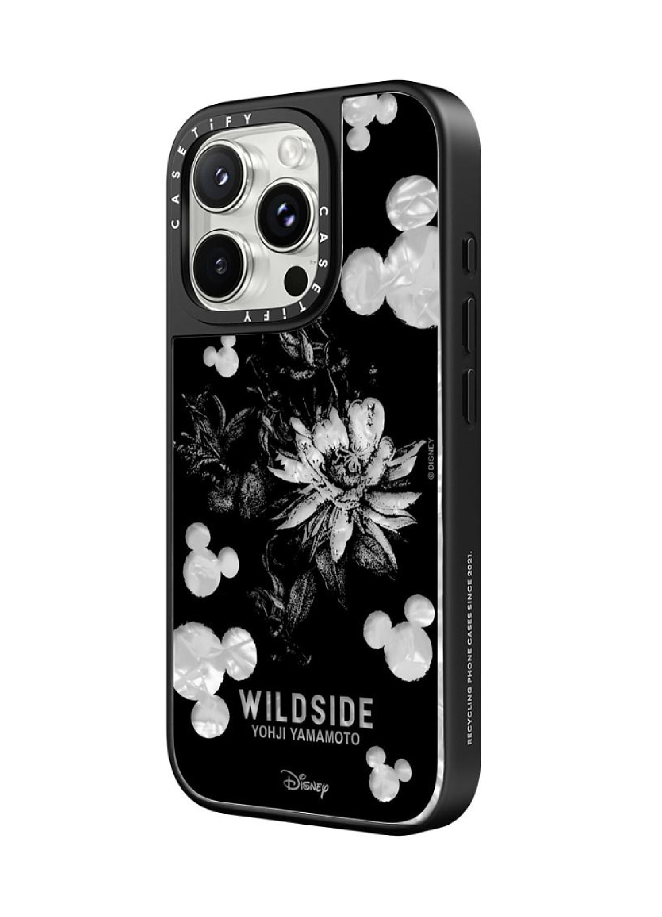【4/10 17:00 release】WILDSIDE｜CASETiFY：Disney Special Edition Mickey Mouse & Gothic Flower Case (Pearl Case)_2