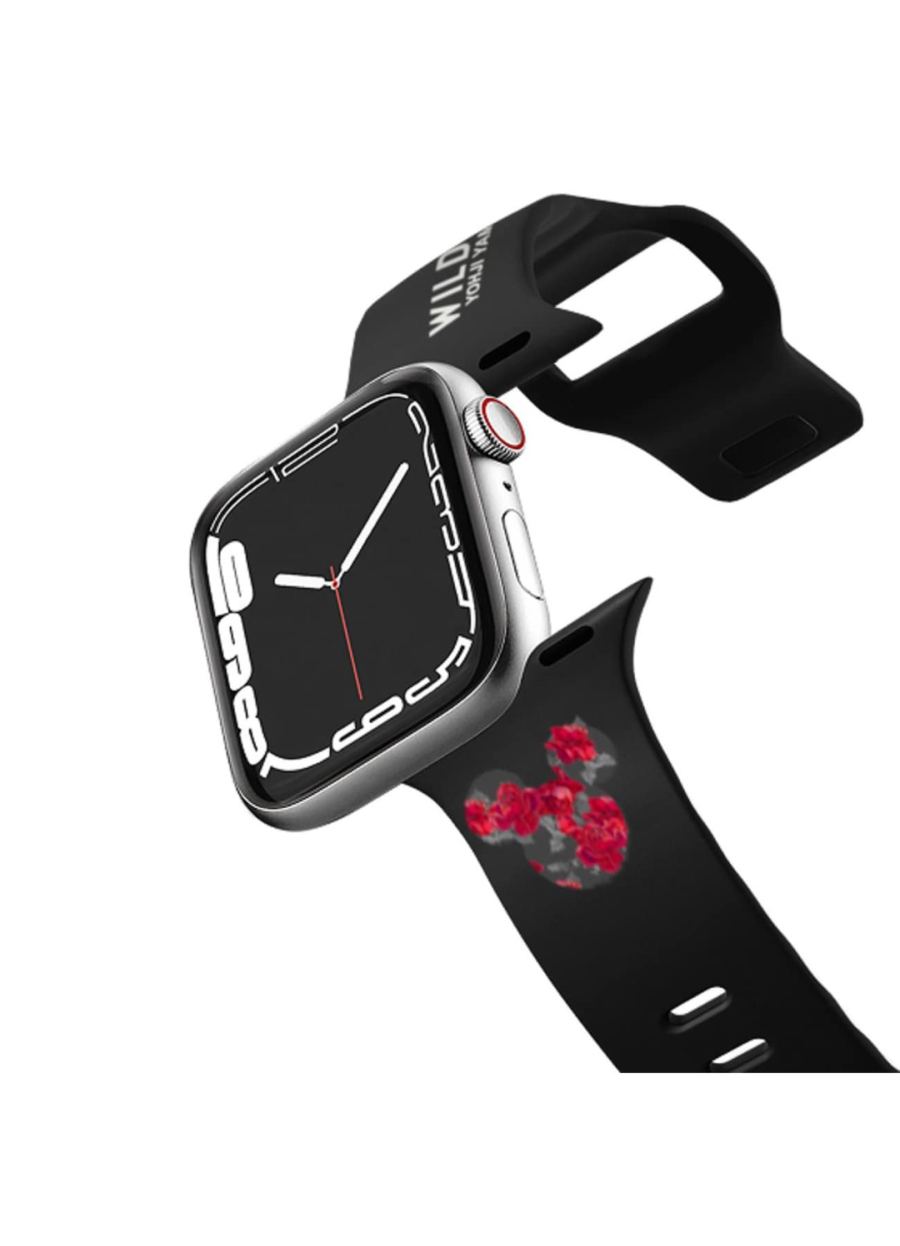 【4/10 17:00 release】WILDSIDE｜CASETiFY：Disney Special Edition Mickey Mouse & Rose Watch Band (Impact Band)_1