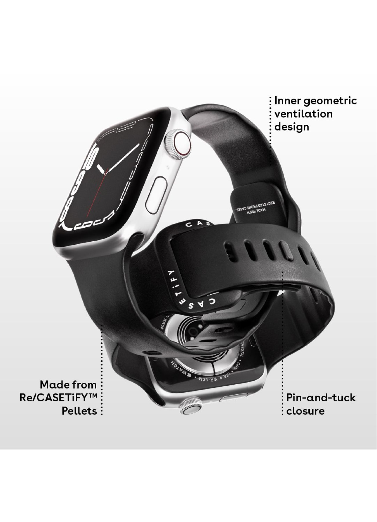 【4/10 17:00 release】WILDSIDE｜CASETiFY：Disney Special Edition Mickey Mouse & Rose Watch Band (Impact Band)_4