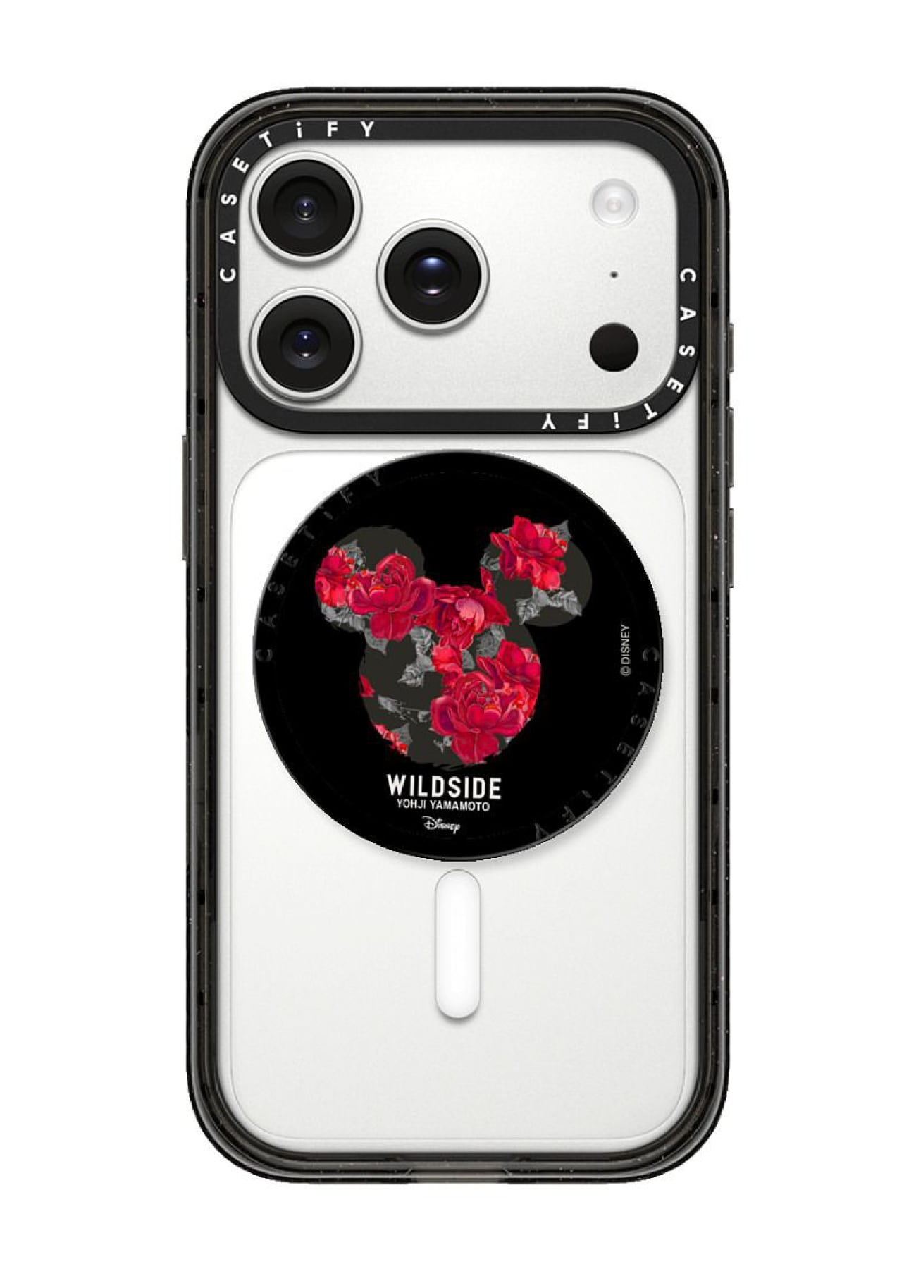 【4/10 17:00 release】WILDSIDE｜CASETiFY：Disney Special Edition Mickey Mouse & Rose Snappy Grip Stand (MagSafe Grip Stand)_1