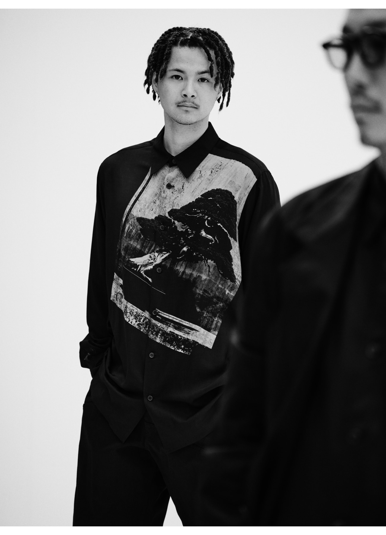 【3/6 12:00 release】WILDSIDE × Tradman's BONSAI Rayon Print Shirt_2