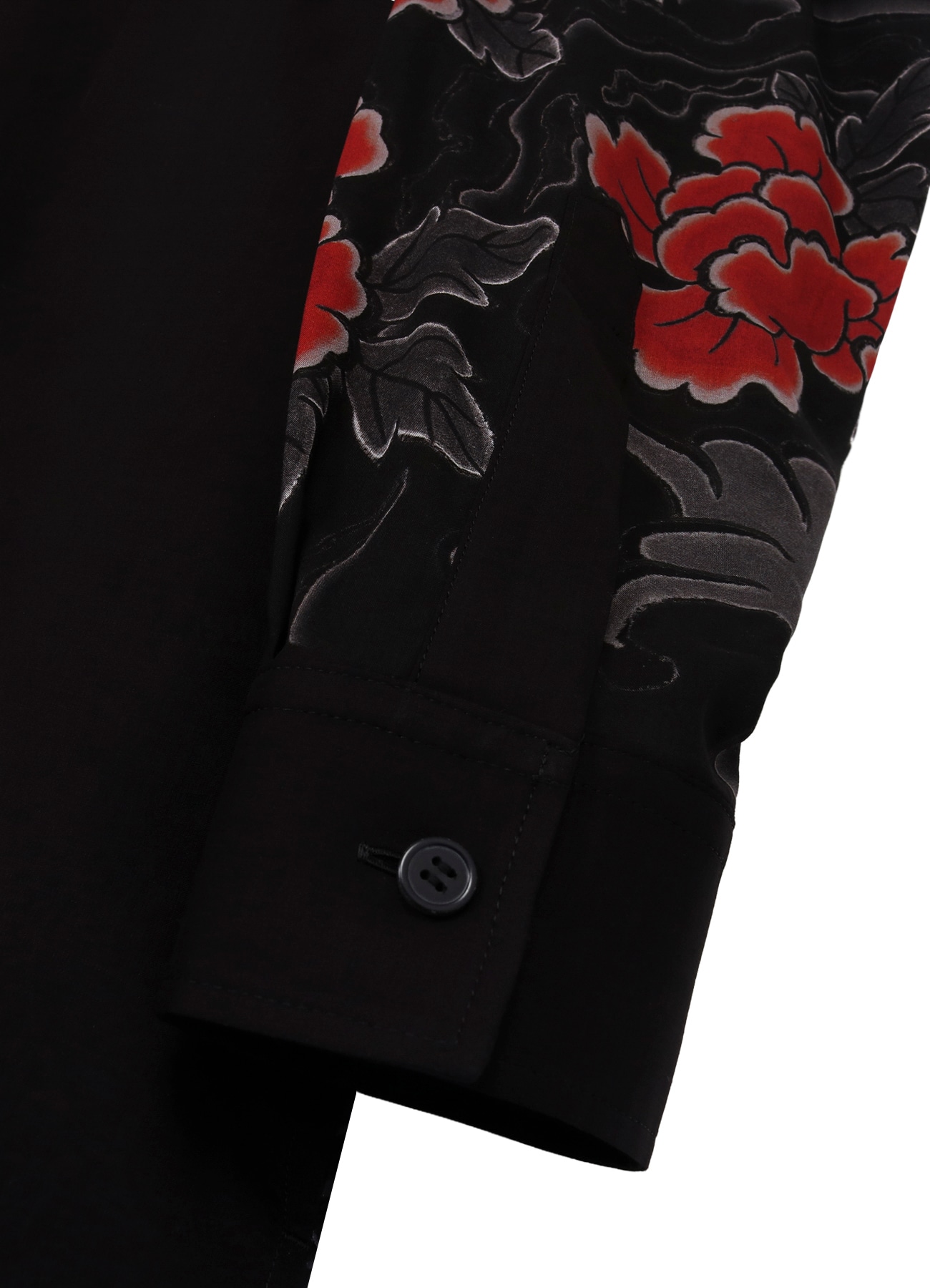【3/25 12:00 release】WILDSIDE x 龍が如くスタジオ Rayon Shirt(花髑髏)_4